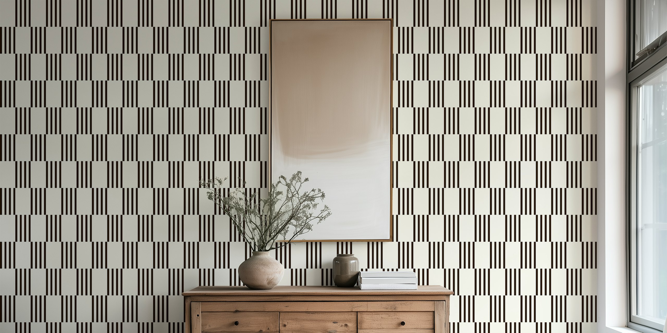 Artisan Minimalist Stripes tapet i ett rum