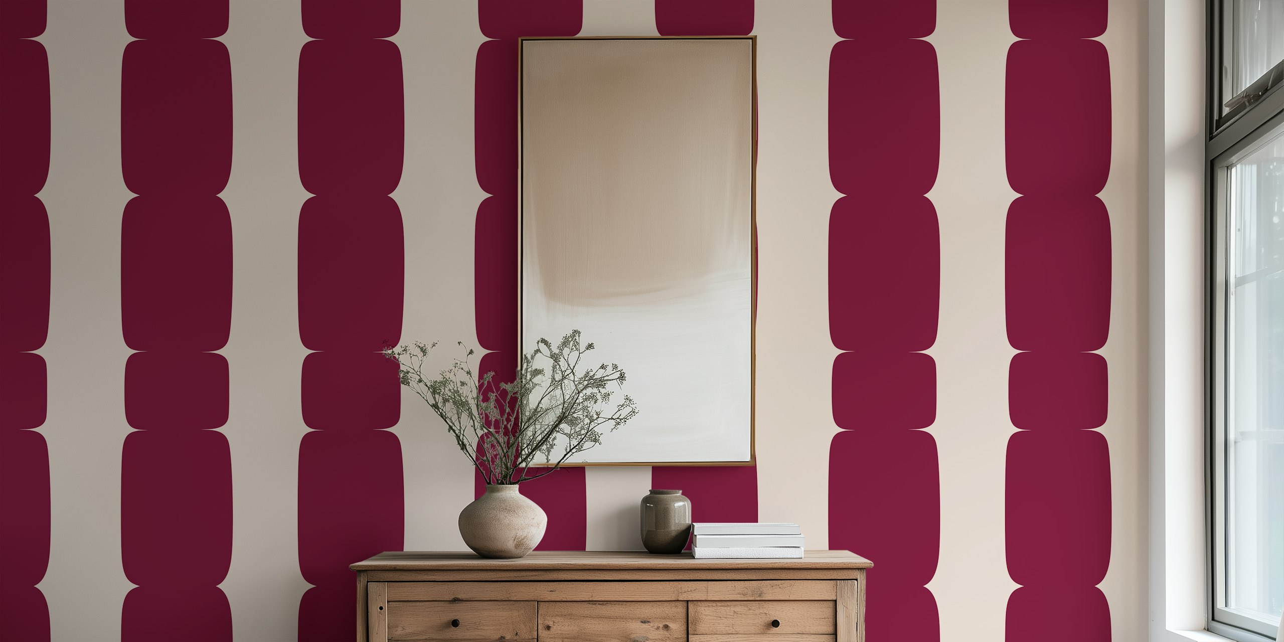 Design di wallpaper Modern Elegance in una stanza