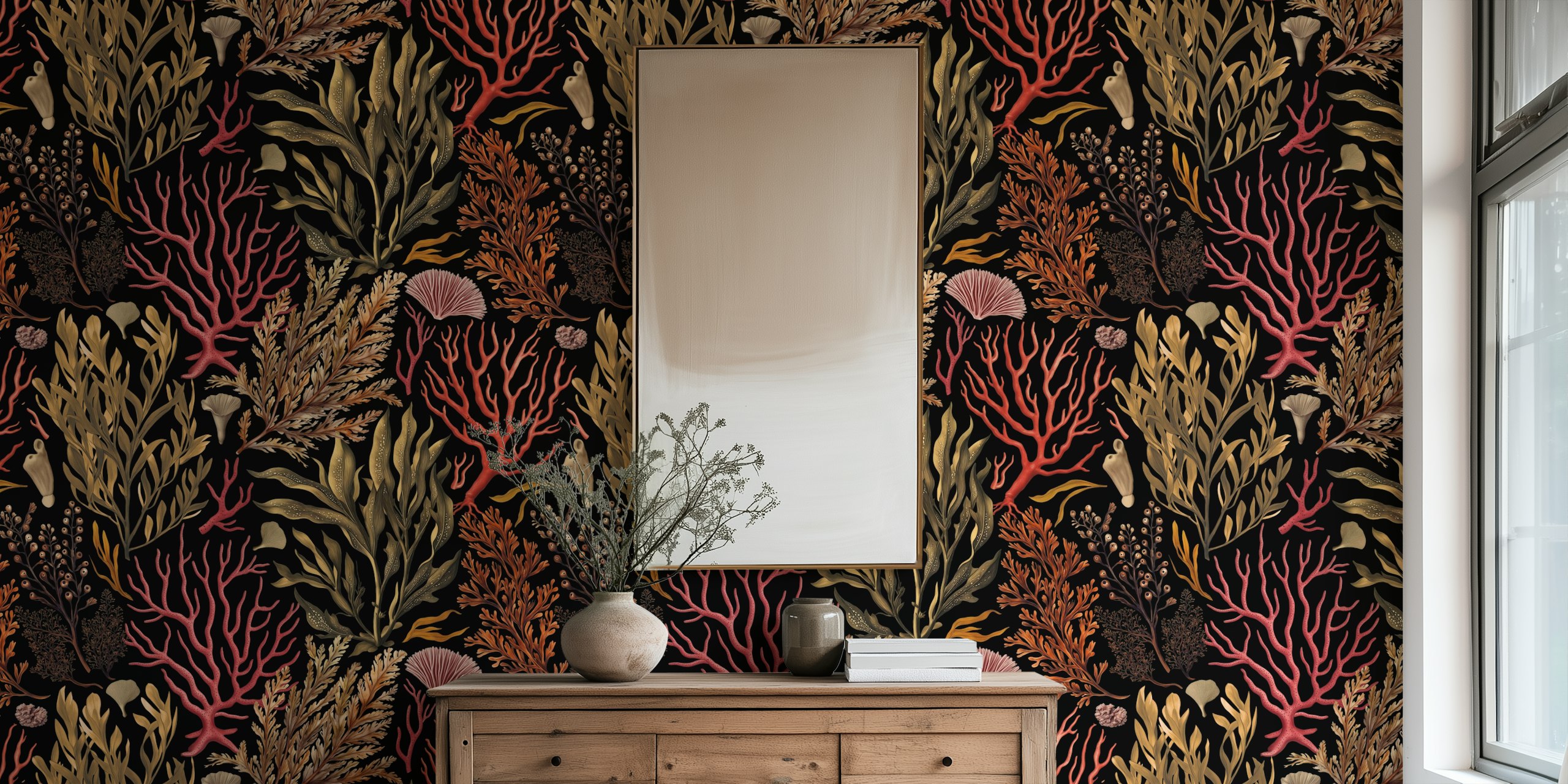 Mystical Ocean Underwater Seaweed Garden wallpaper