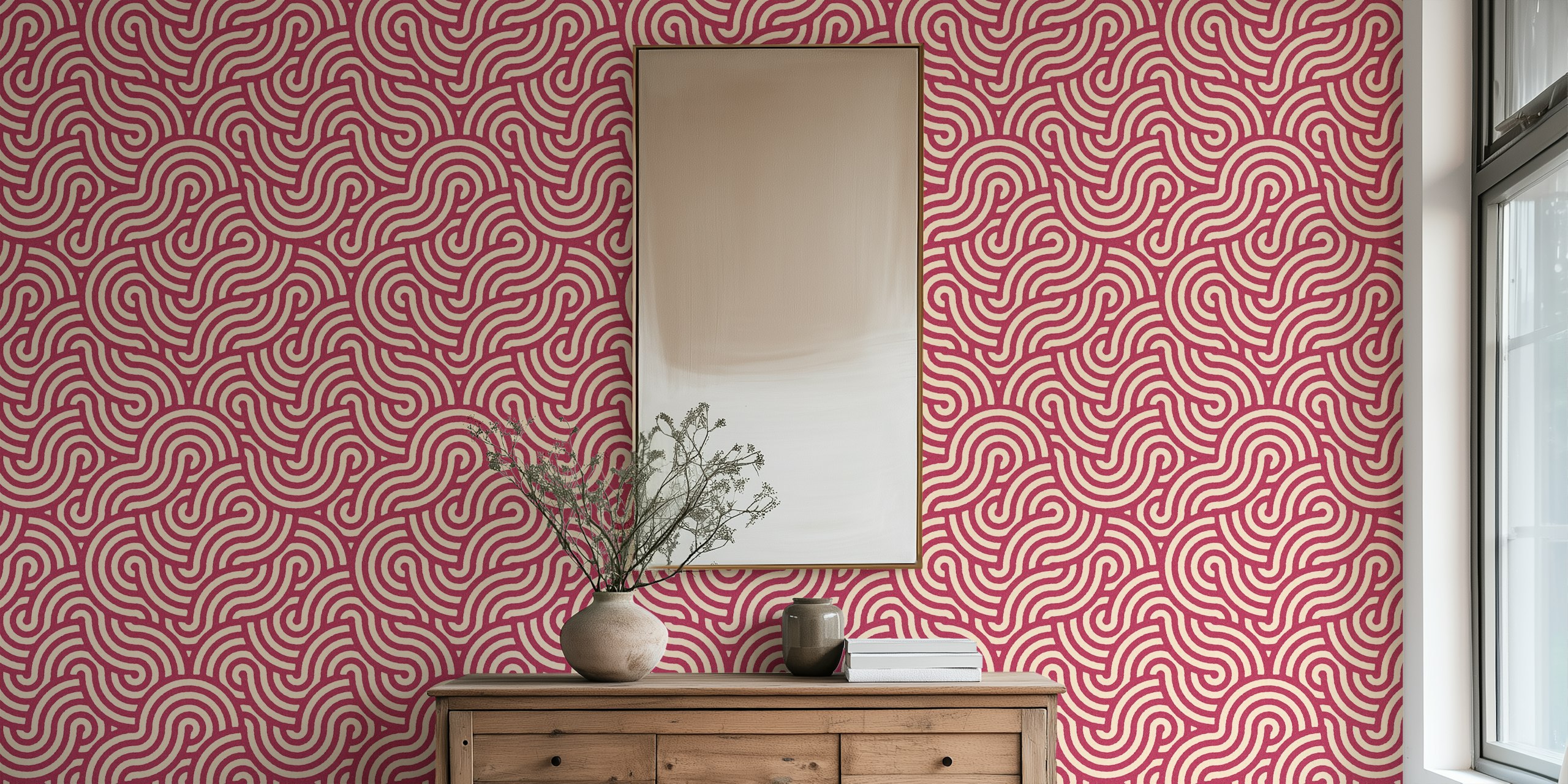 Abstrakcyjna Fototapeta Swirl Z Cebulą I Migdałami
