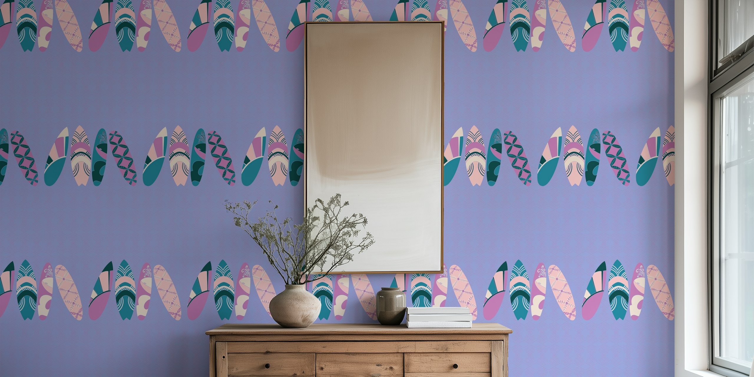 Dizajn tapete Surfboards u sobi