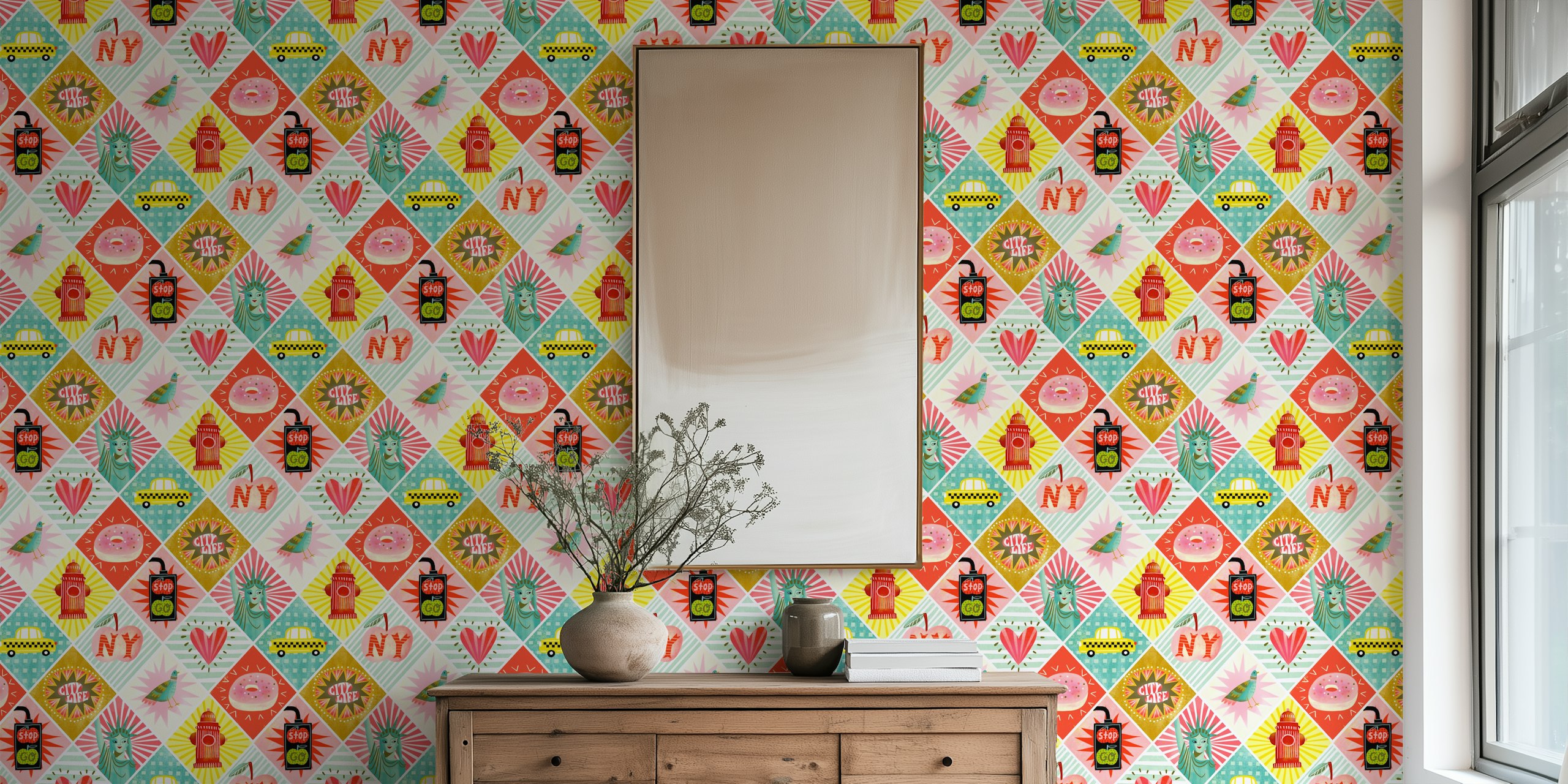 Big apple must haves design di carta da parati