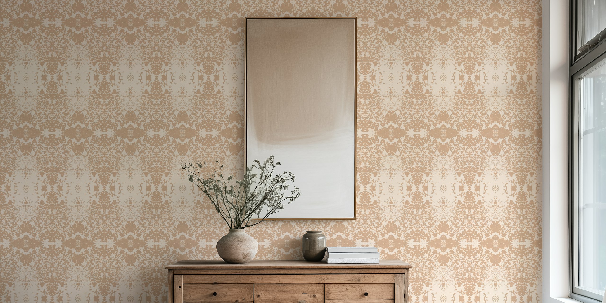 Abstract Nature Inspired Damask Touch ταπετσαρία