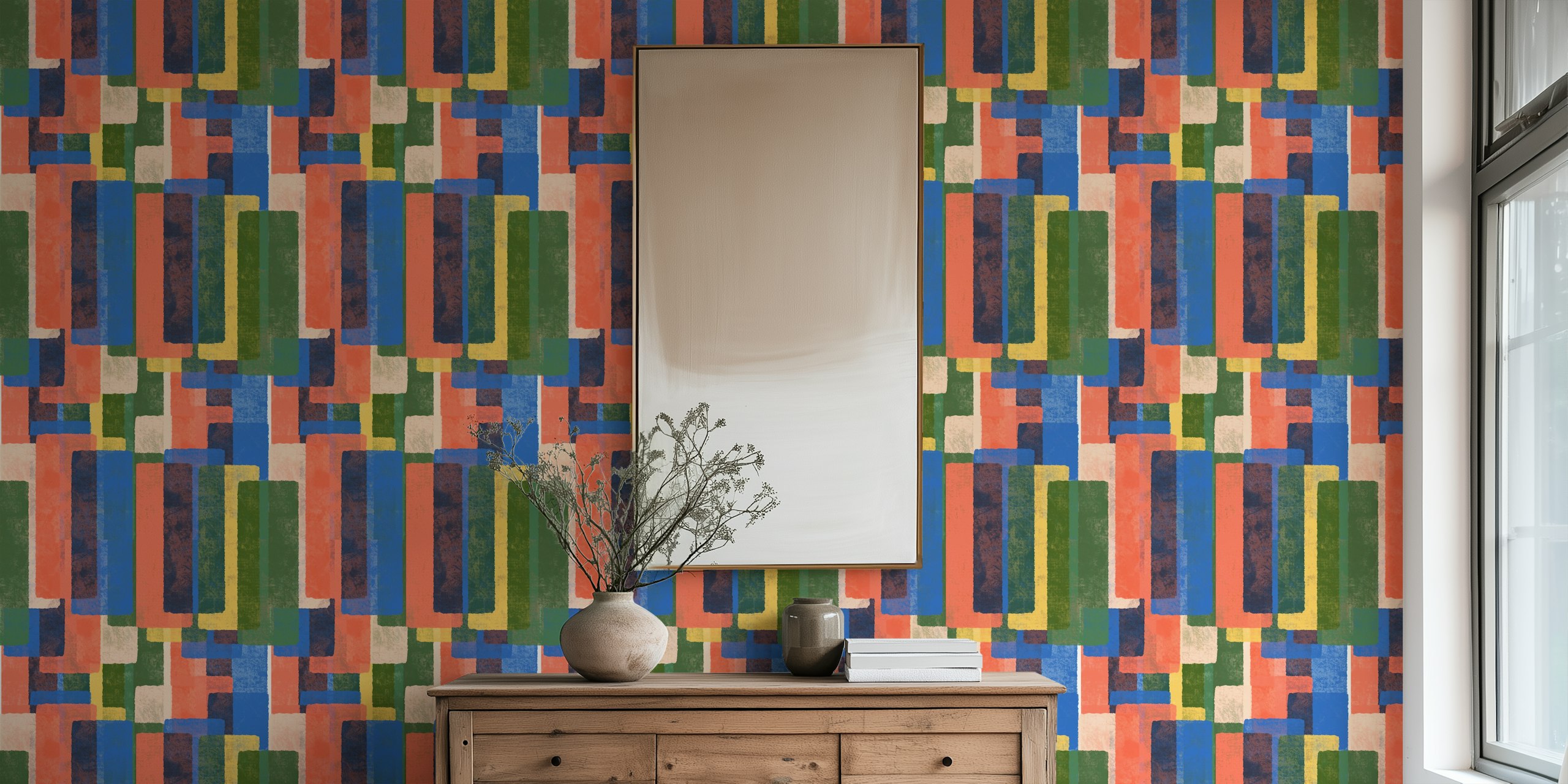 Design colorato mid-century