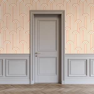 Art Deco Arches - Muted Terracotta Peach