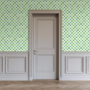 Green Checkered Mosaic