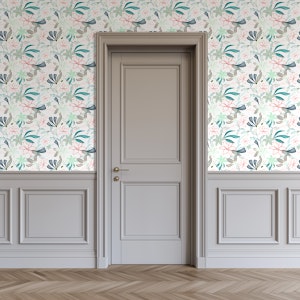Exotic lily hand painted artistic