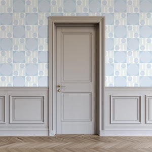 Calming Blue Geometry