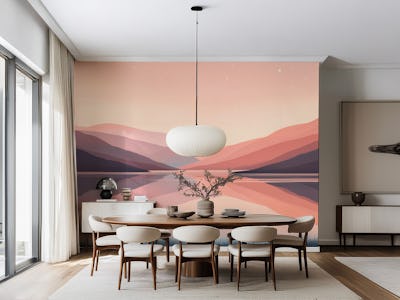 Blush Mountain Reflection