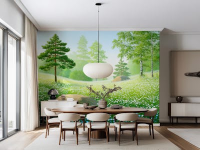 Idyllic Spring Landscape