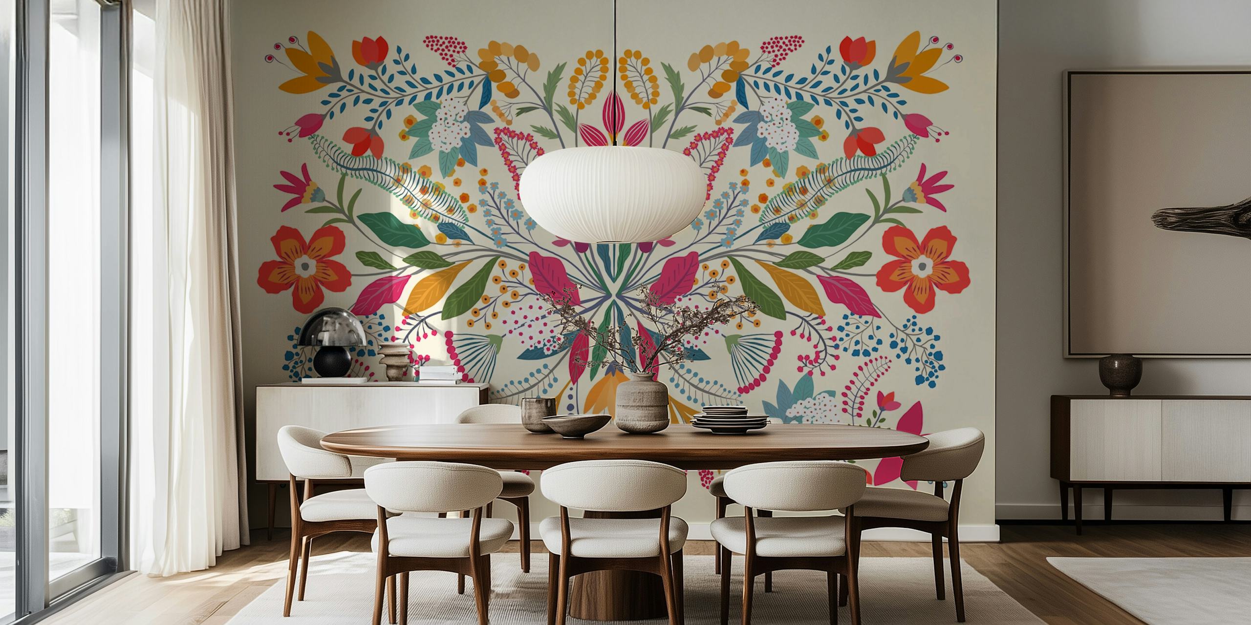 Frida's Garden tapet i et rum
