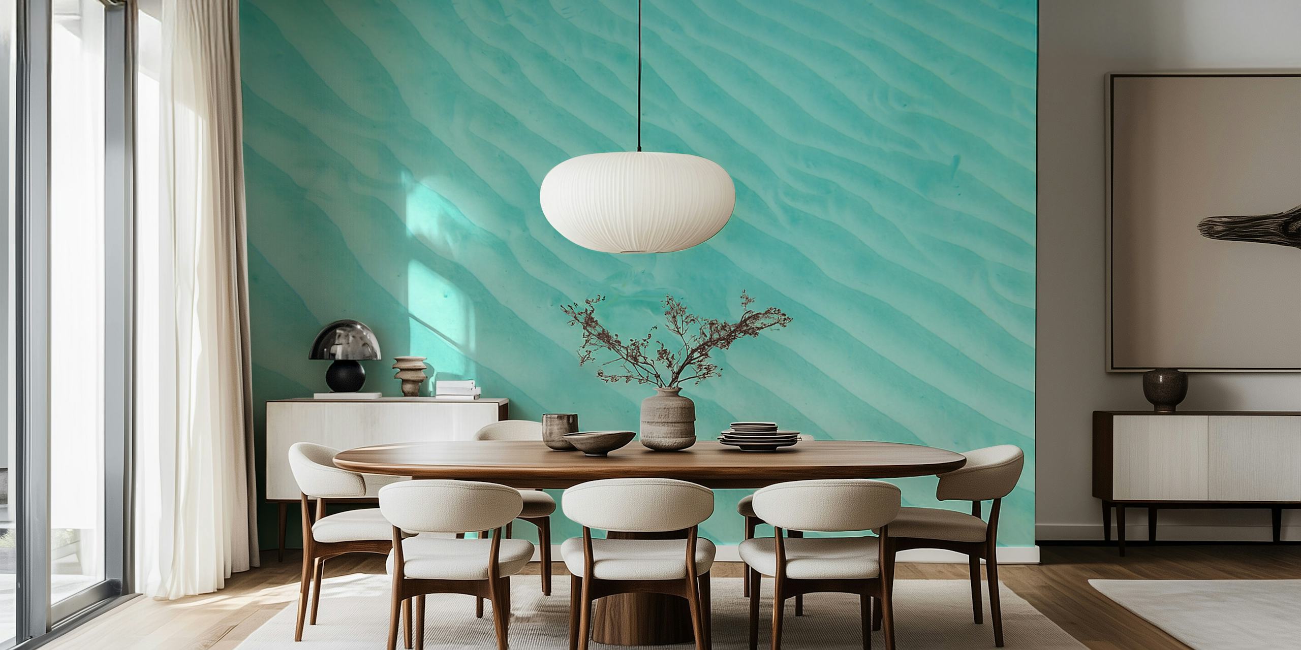 Underwater scene with soft ripples and blue hues wallpaper