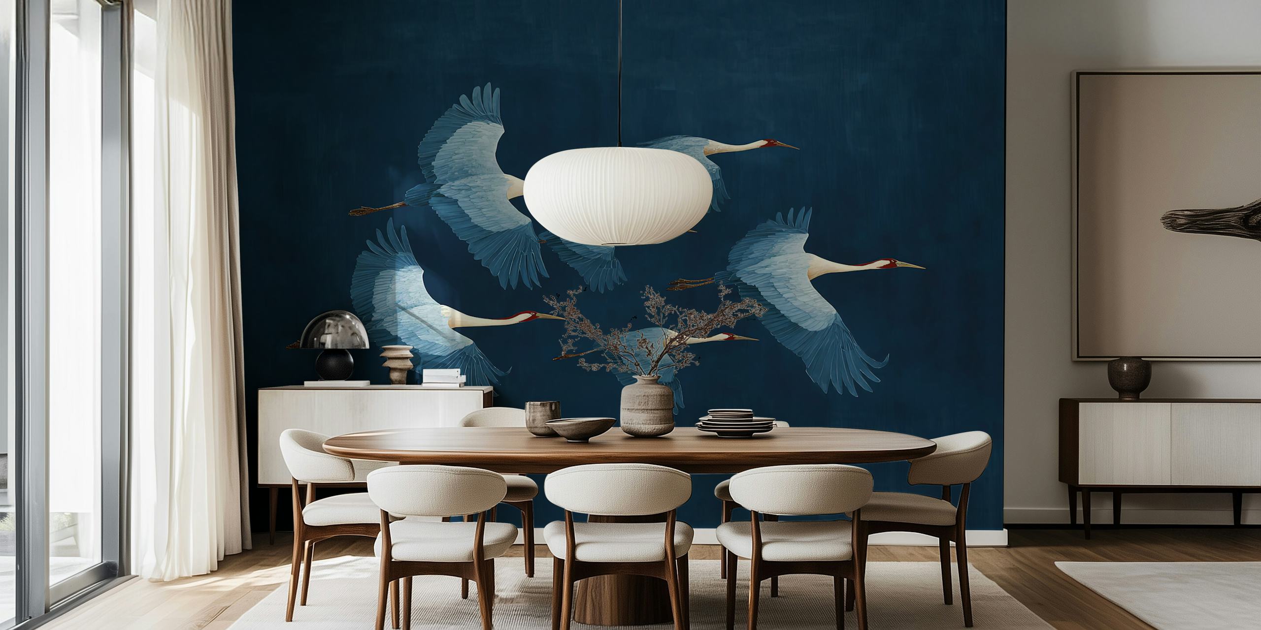 Tapeta The Crane Flight 1 w pokoju