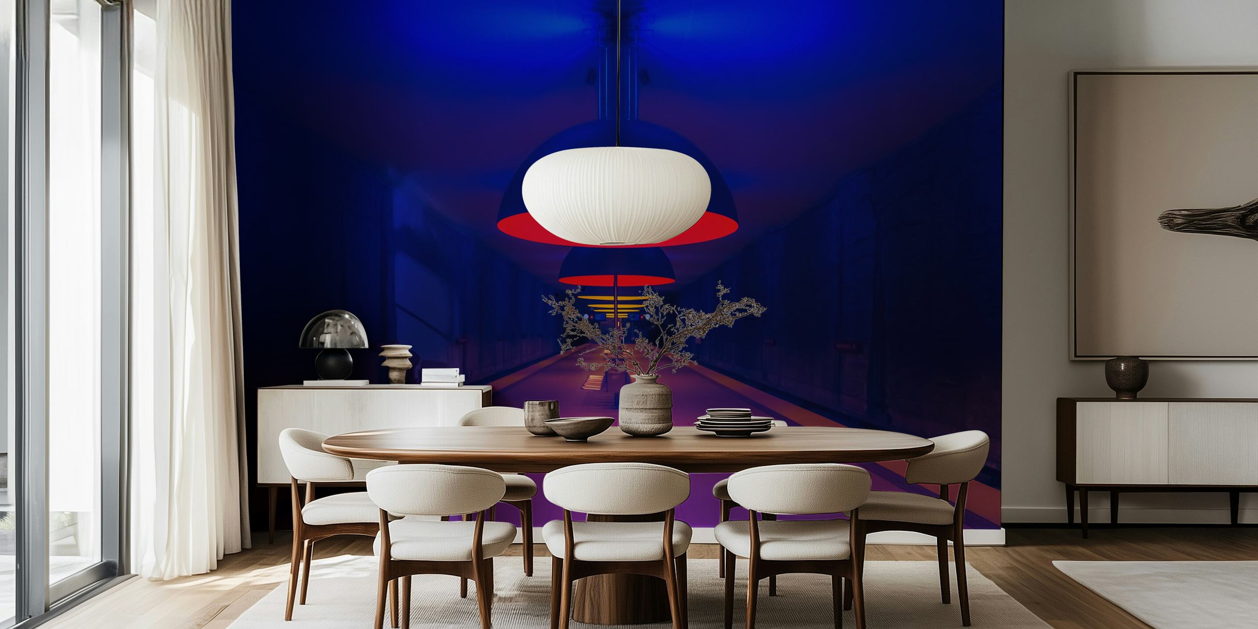 Underworld behangontwerp in een kamer