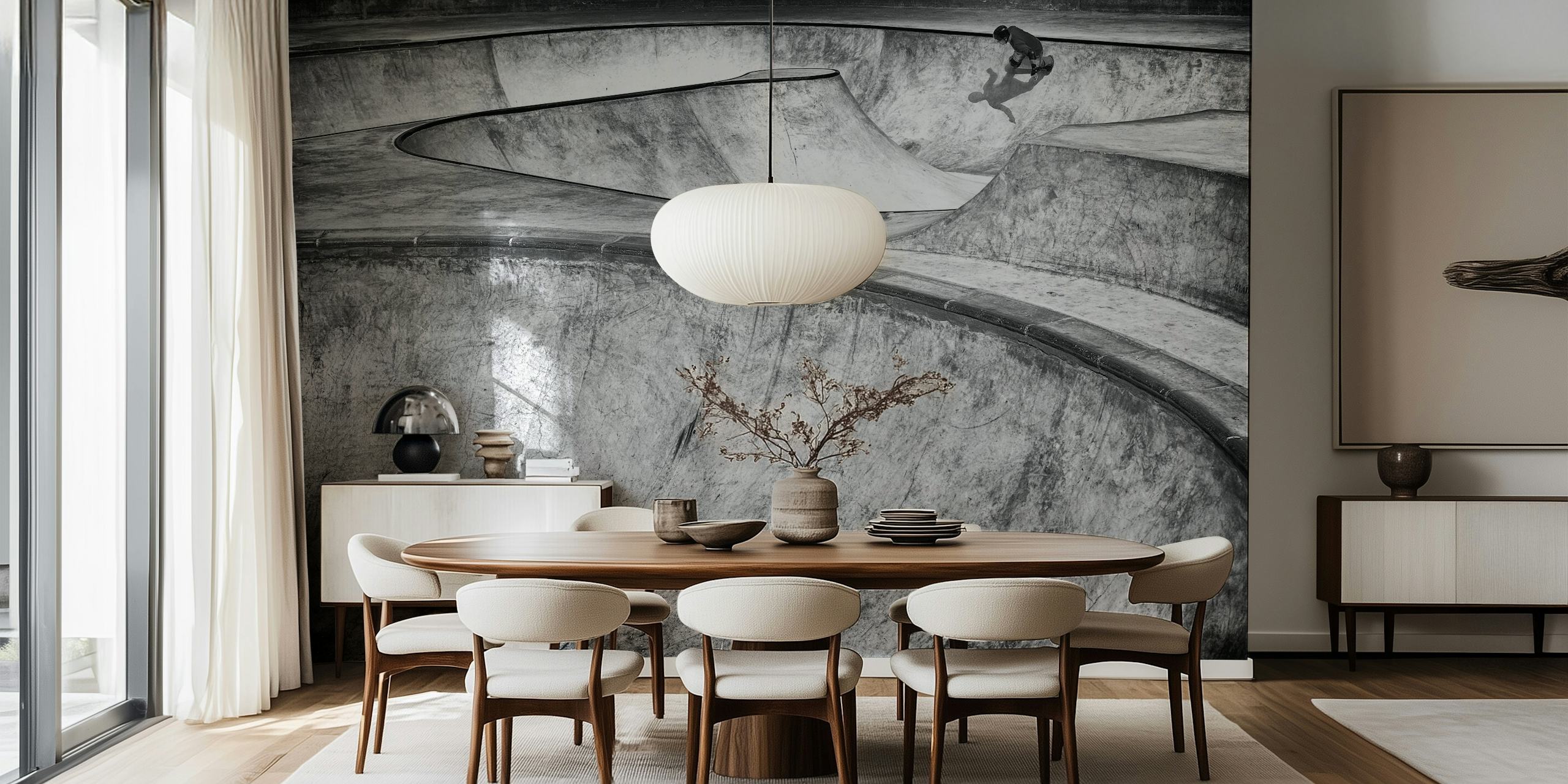Tapeta Concrete slider v moderním prostředí