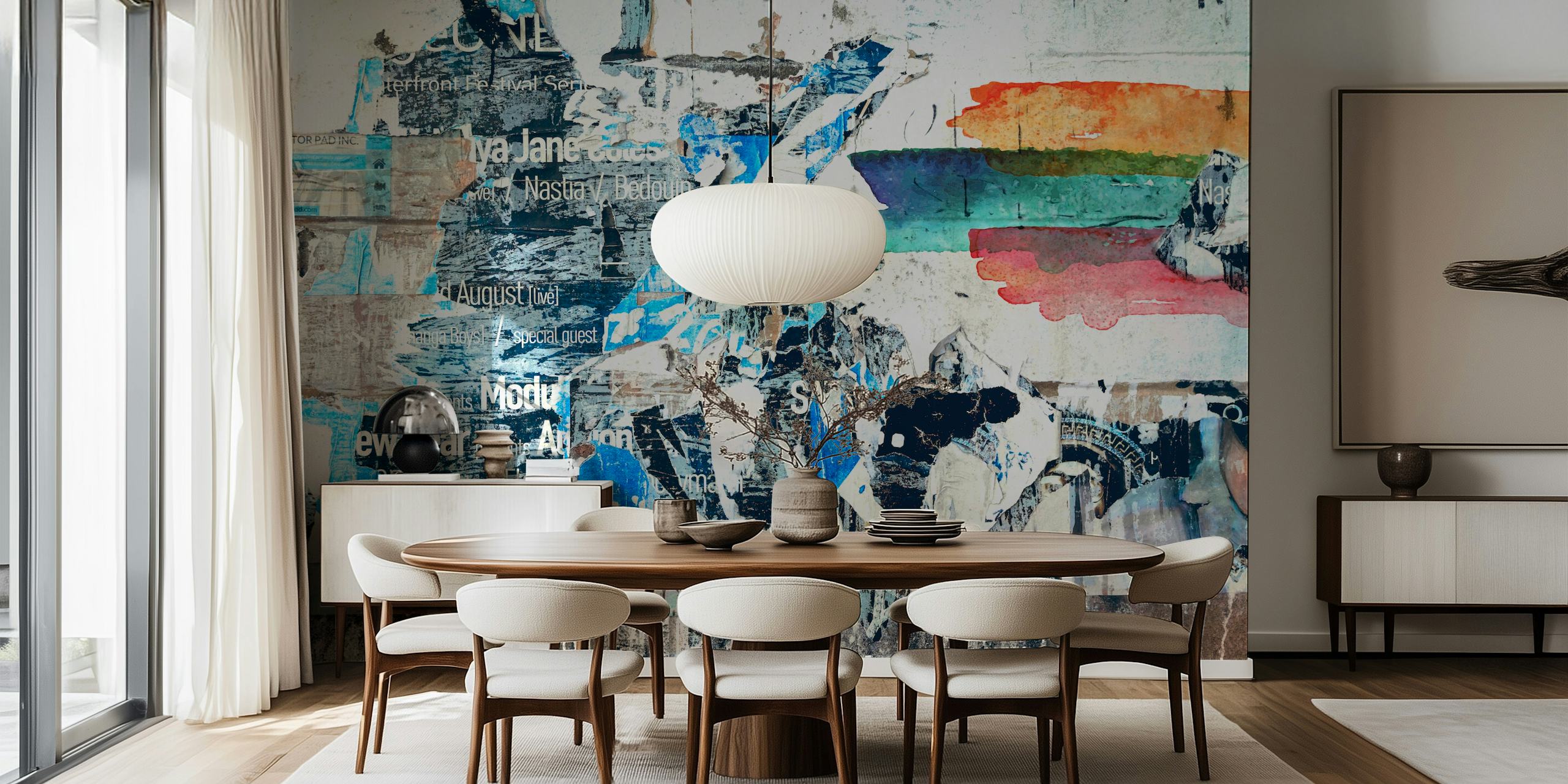 Brooklyn Blight wallpaper in a room