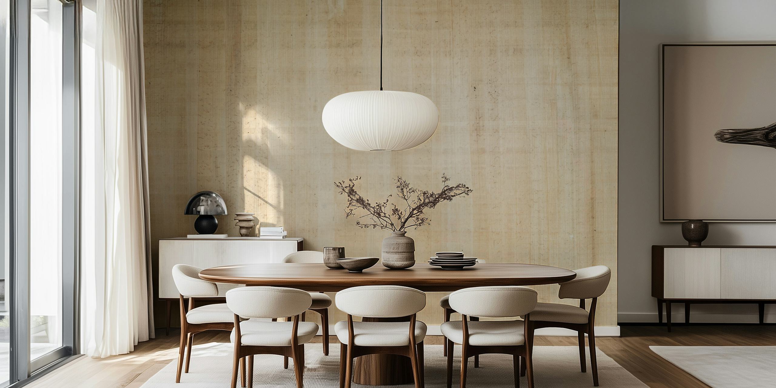 Elegant Shot of Papyrus Mural Wallpaper