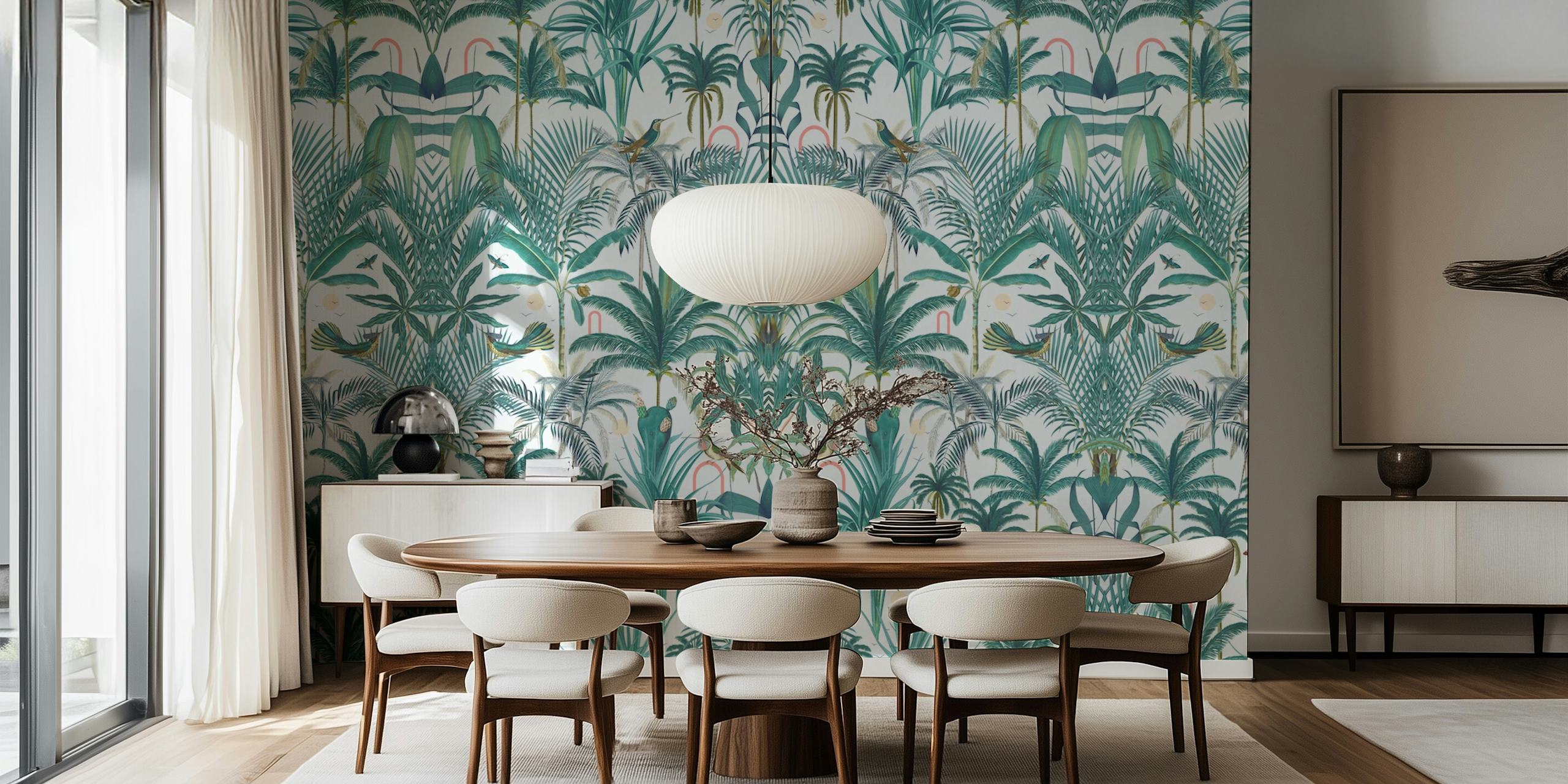 Sunset Blvd wallpaper in a room