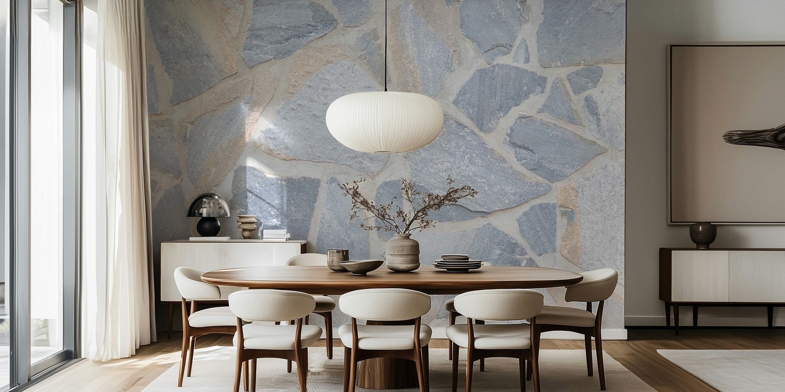 Gray stone texture wallpaper design