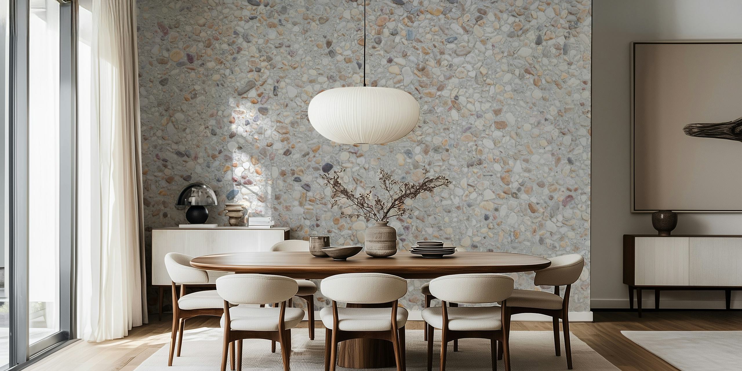 Texture 45 wallpaper in a stylish room