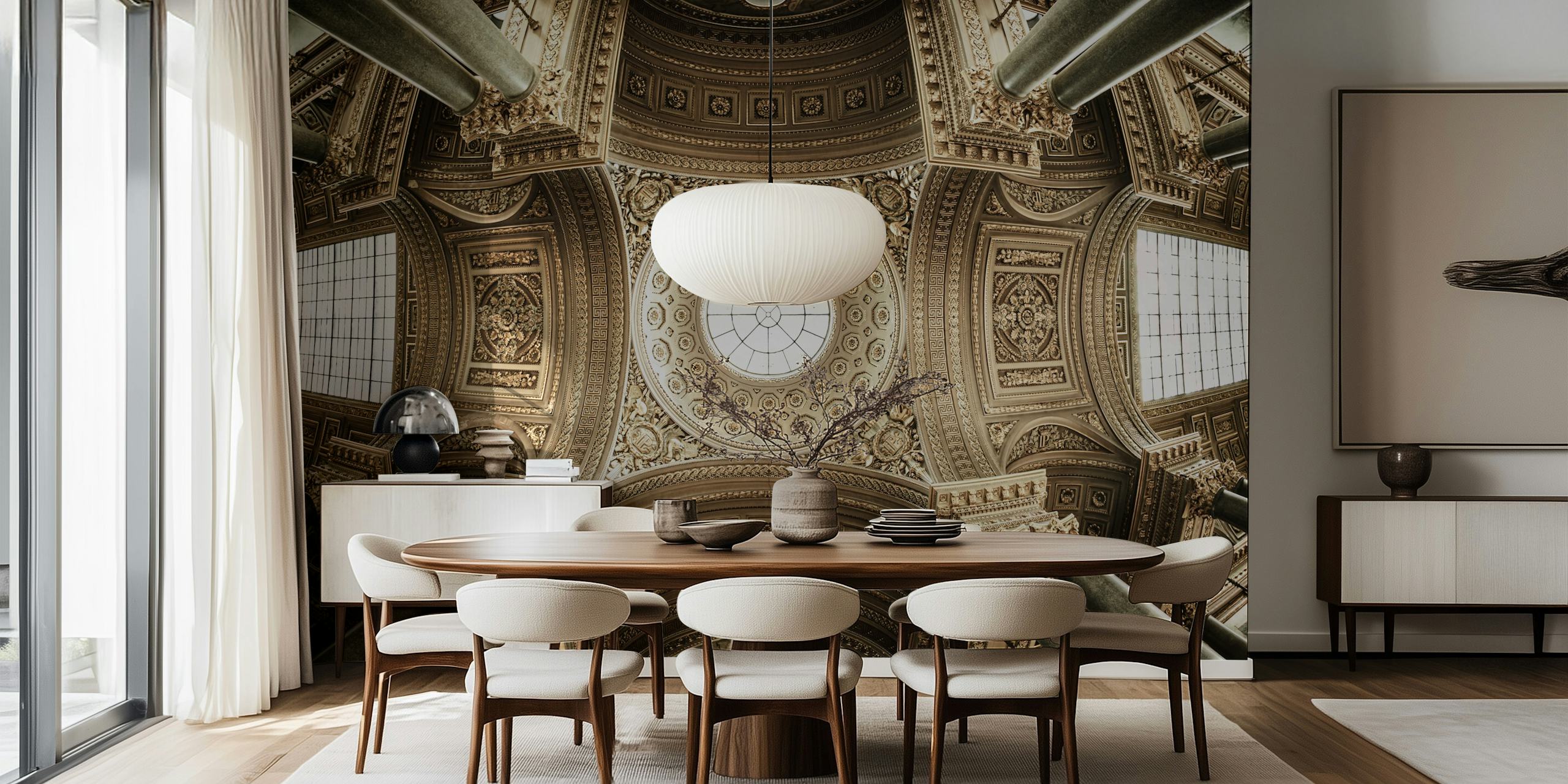 Versailles III palace interior ceiling wall mural