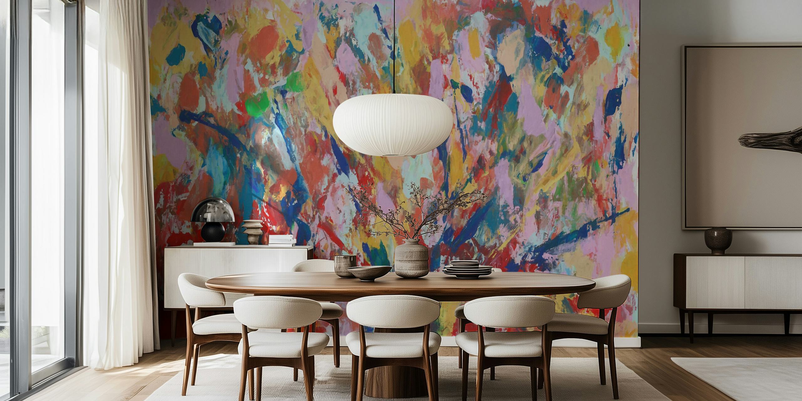 Color Explosion tapeta w pokoju
