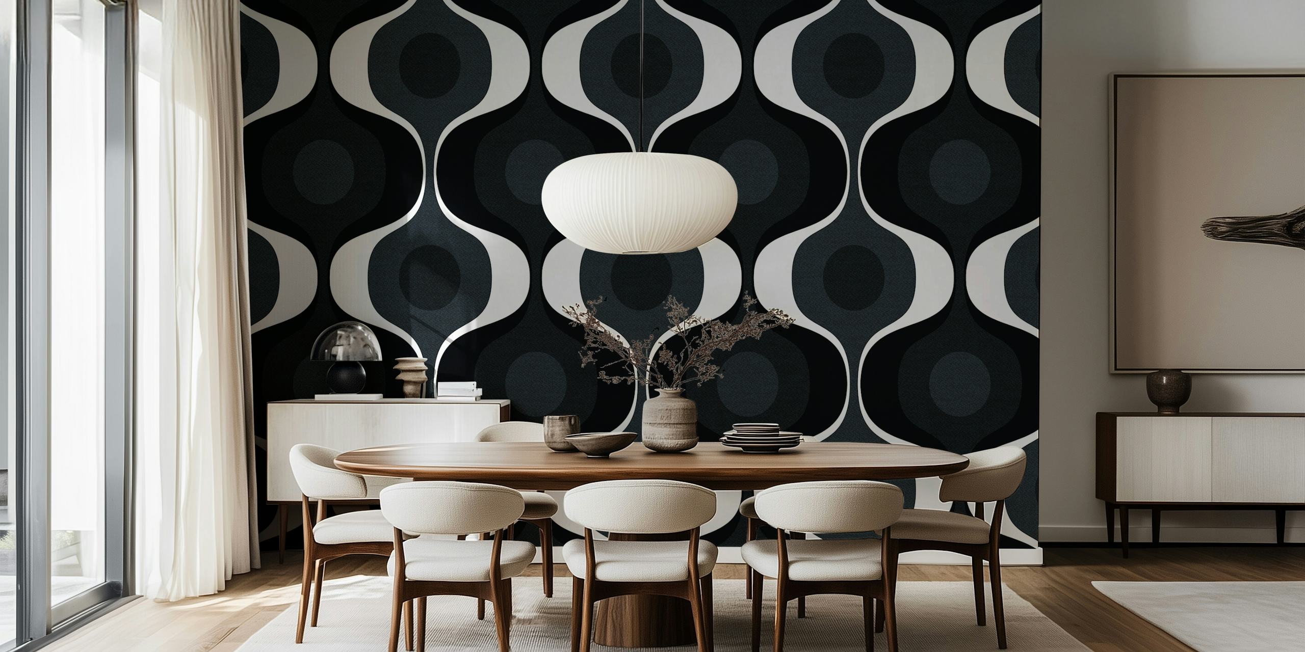 Retro 70s Luxury wallpaper design
