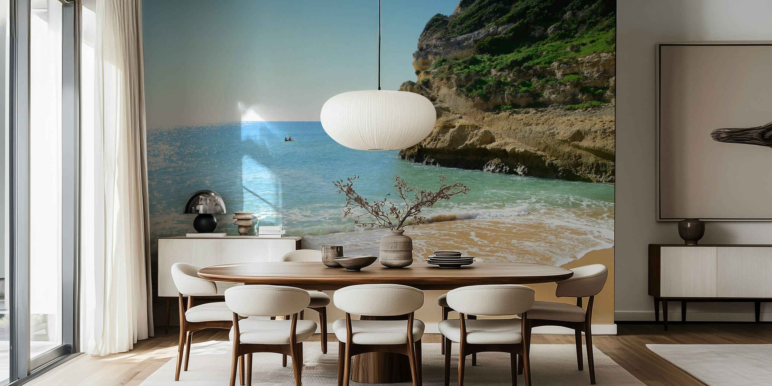 Dizajn tapeta Benagil Beach u interijeru