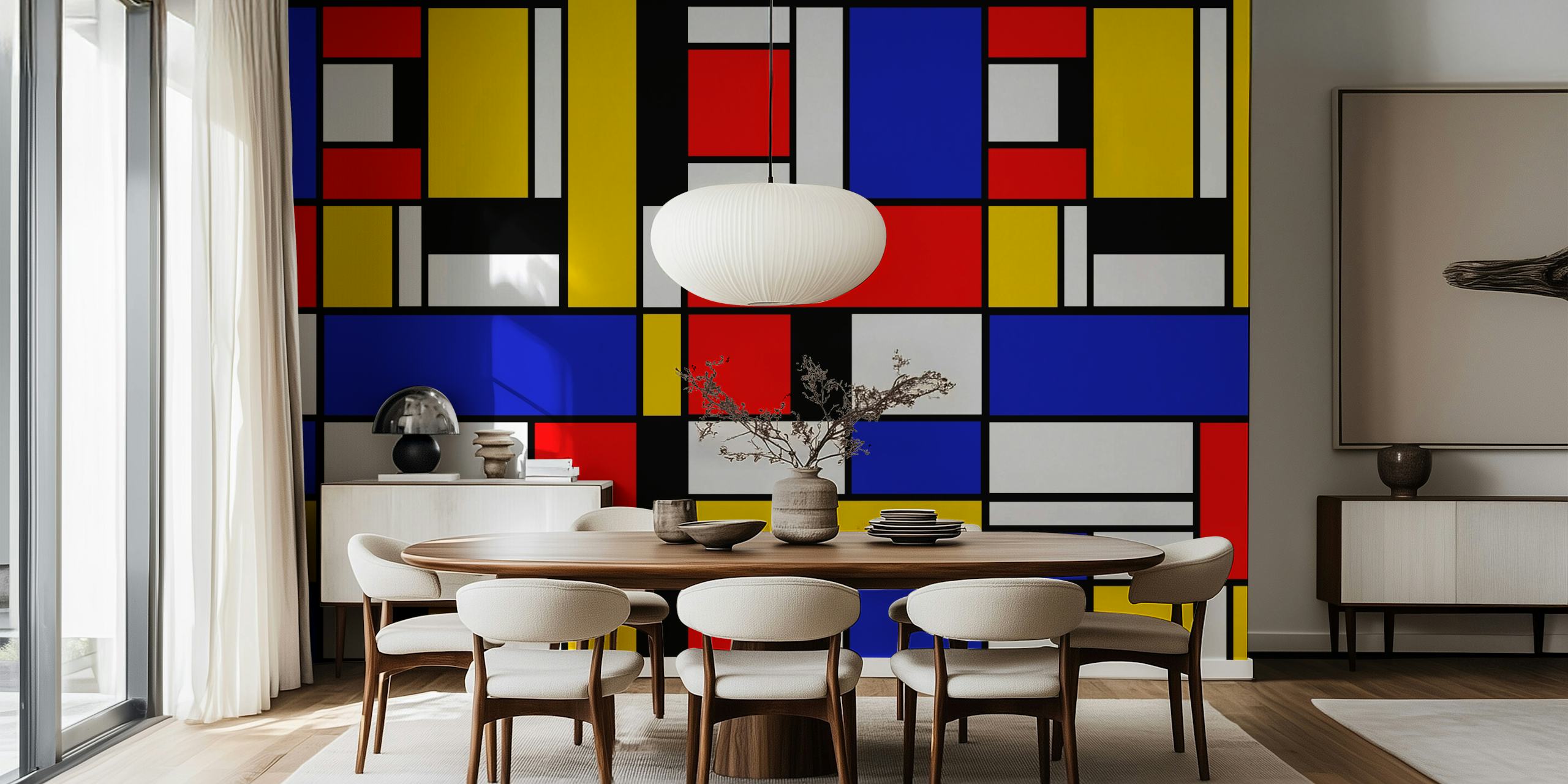 Bauhaus Classic tapet i ett modernt rum