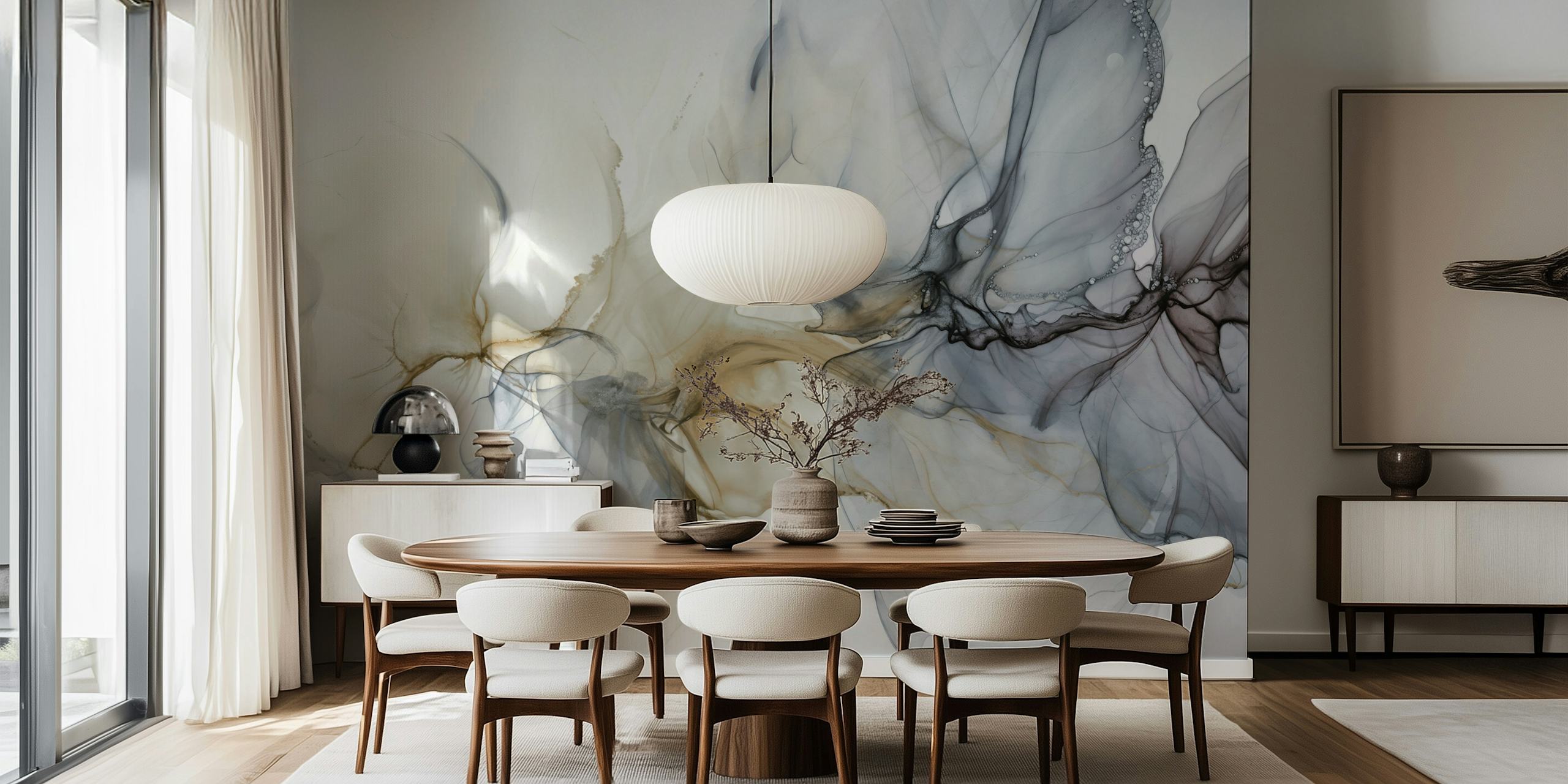 Floating ink wallpaper en tonos claros