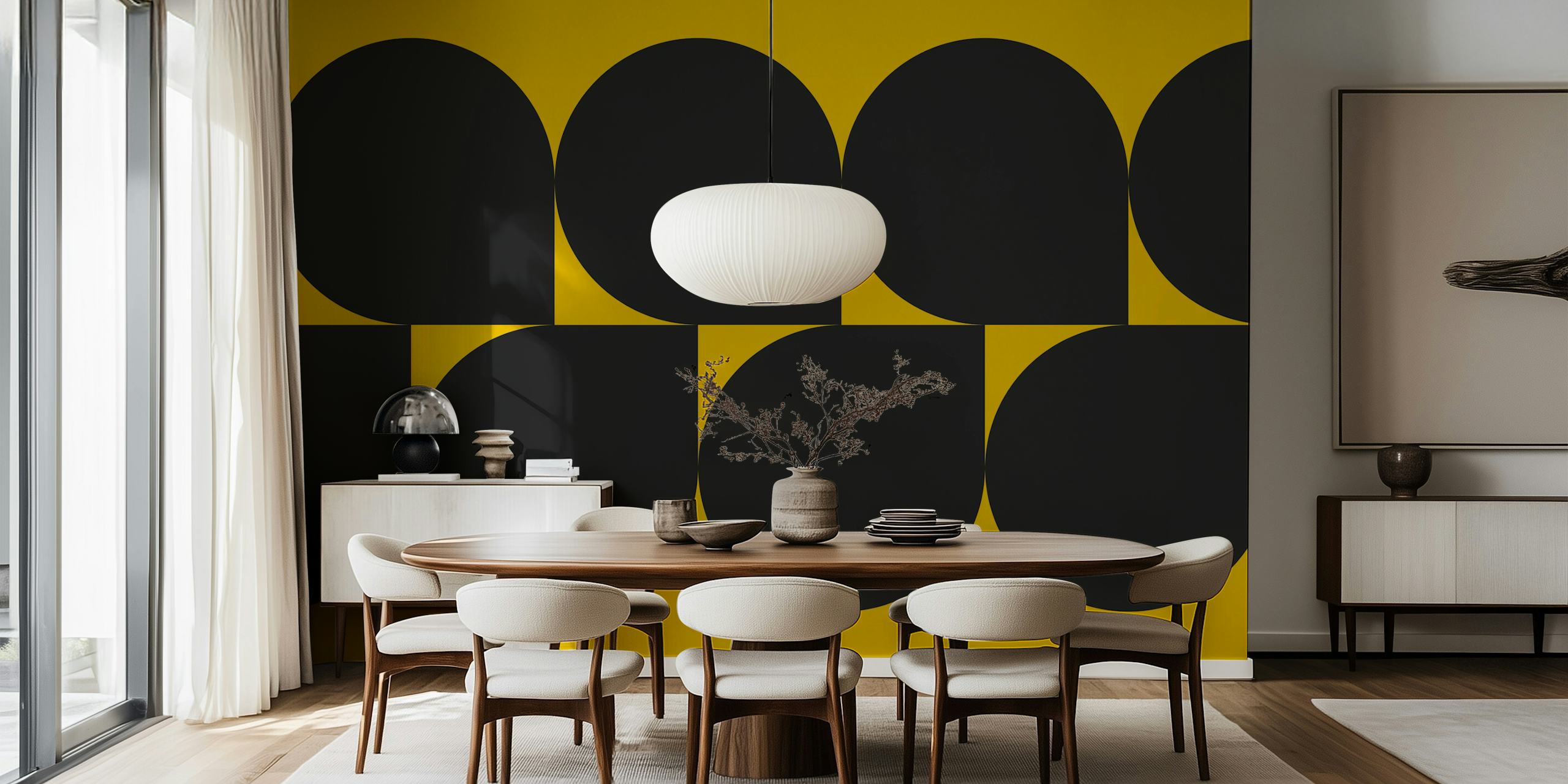 Contemporary Bold Contrast wallpaper design