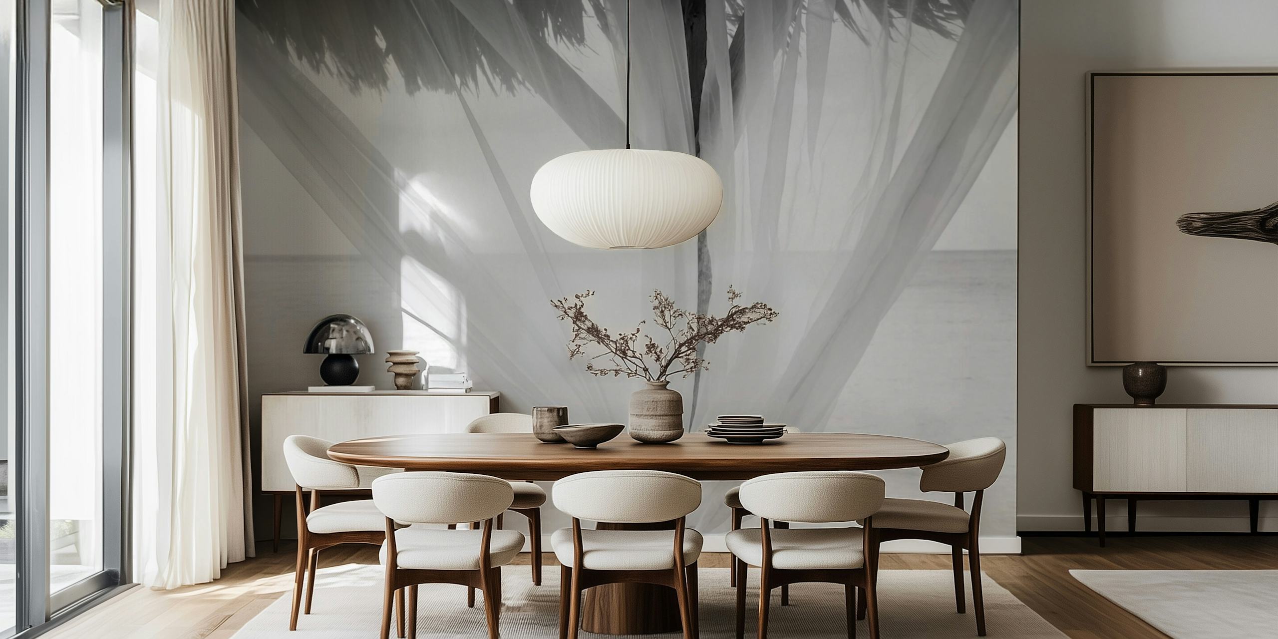 Caribbean Dream Catcher wallpaper in a room