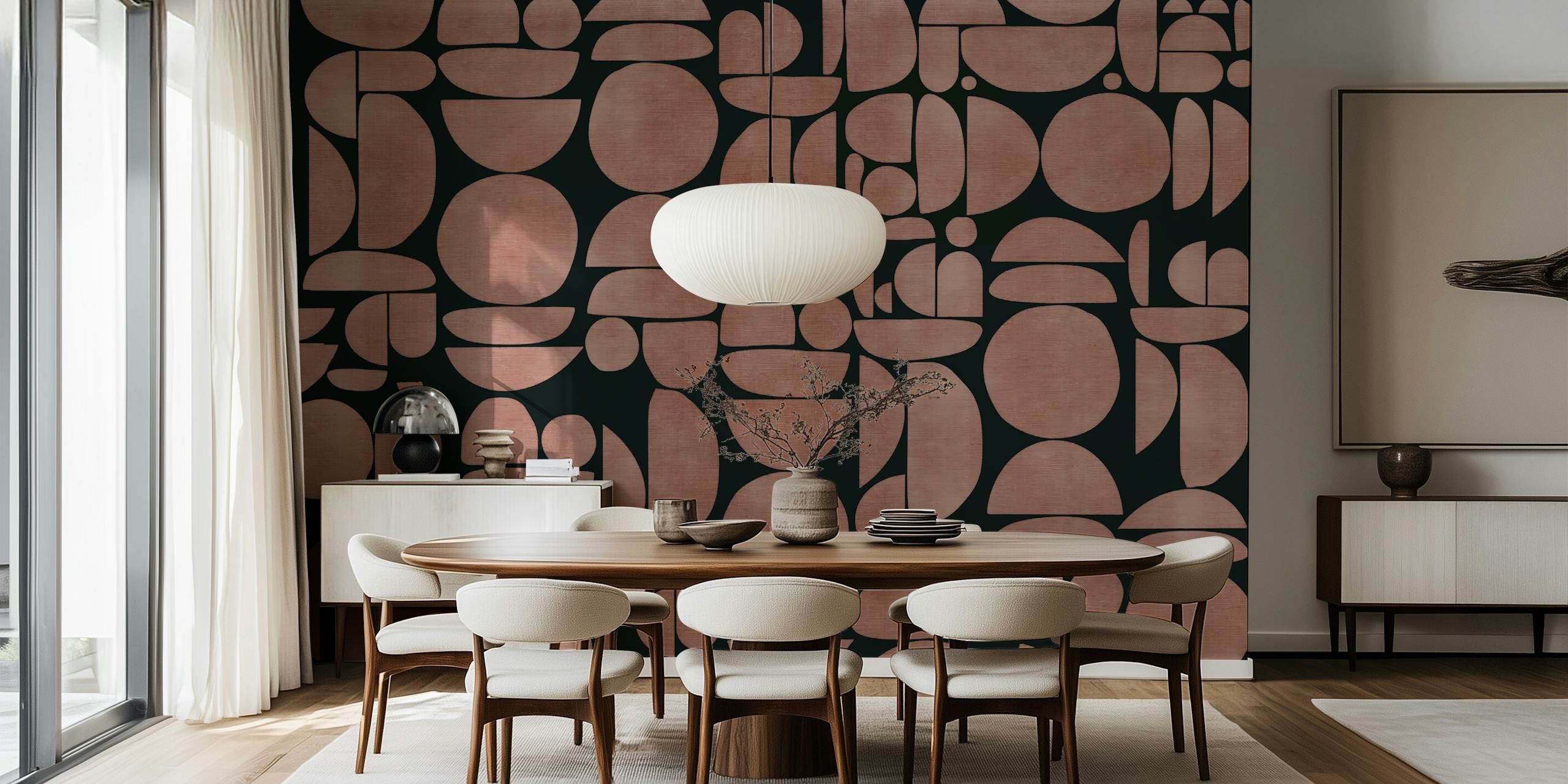 Σχεδιασμός ταπετσαρίας Abstract Cutout Shapes