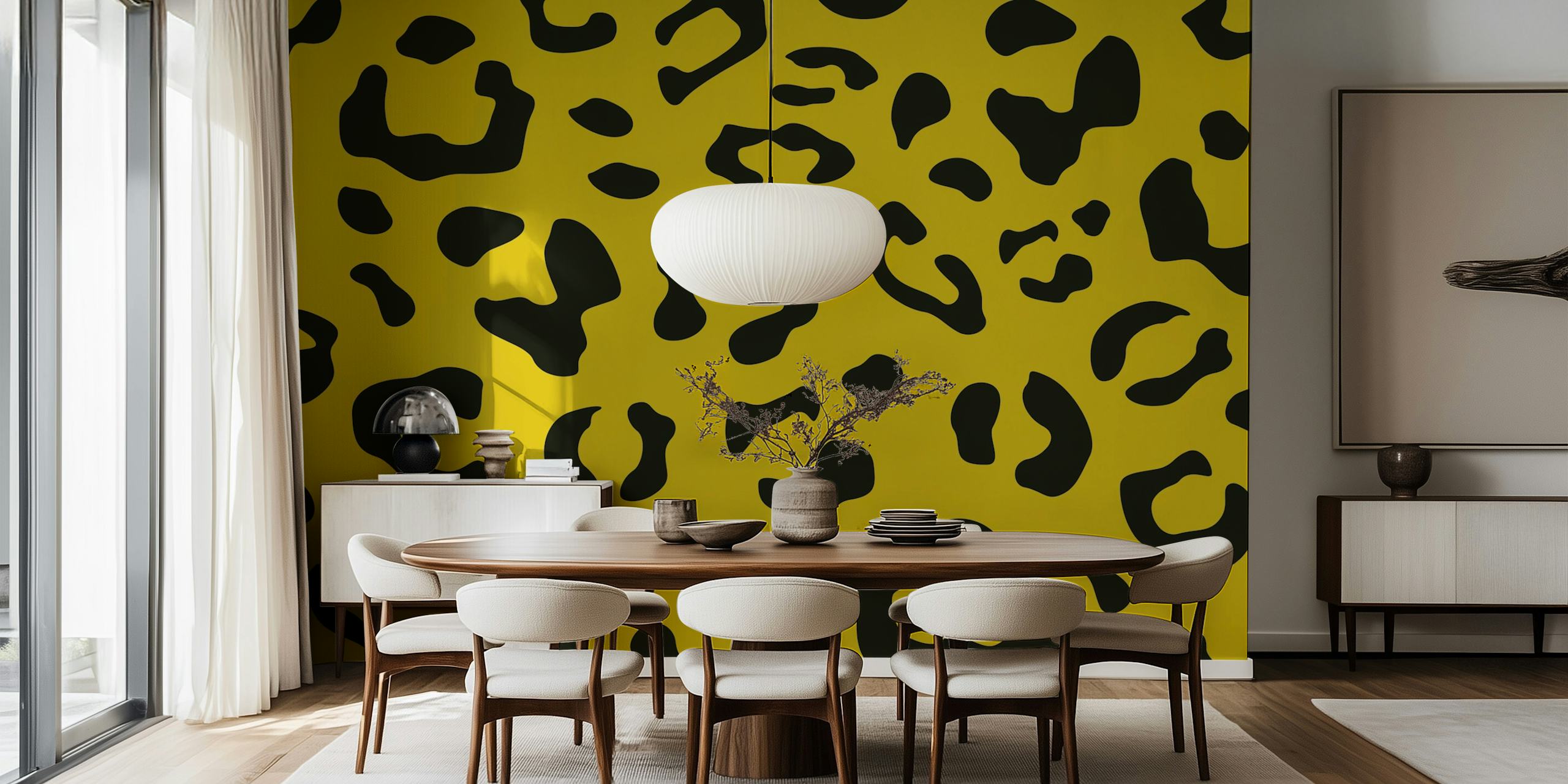 Abstract Safari Chic tapetdesign