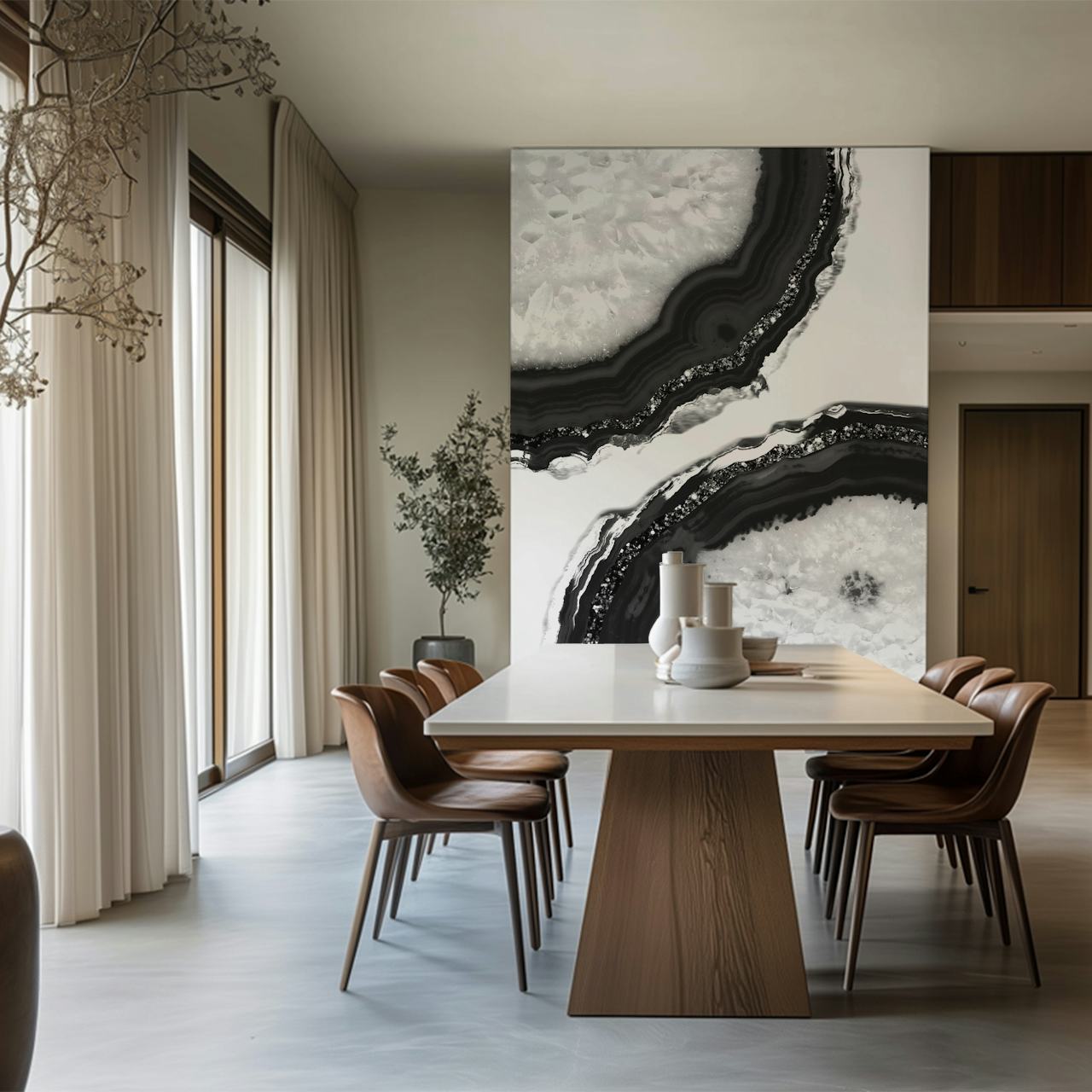 Agate Glitter Glam 11 wallpaper in a room