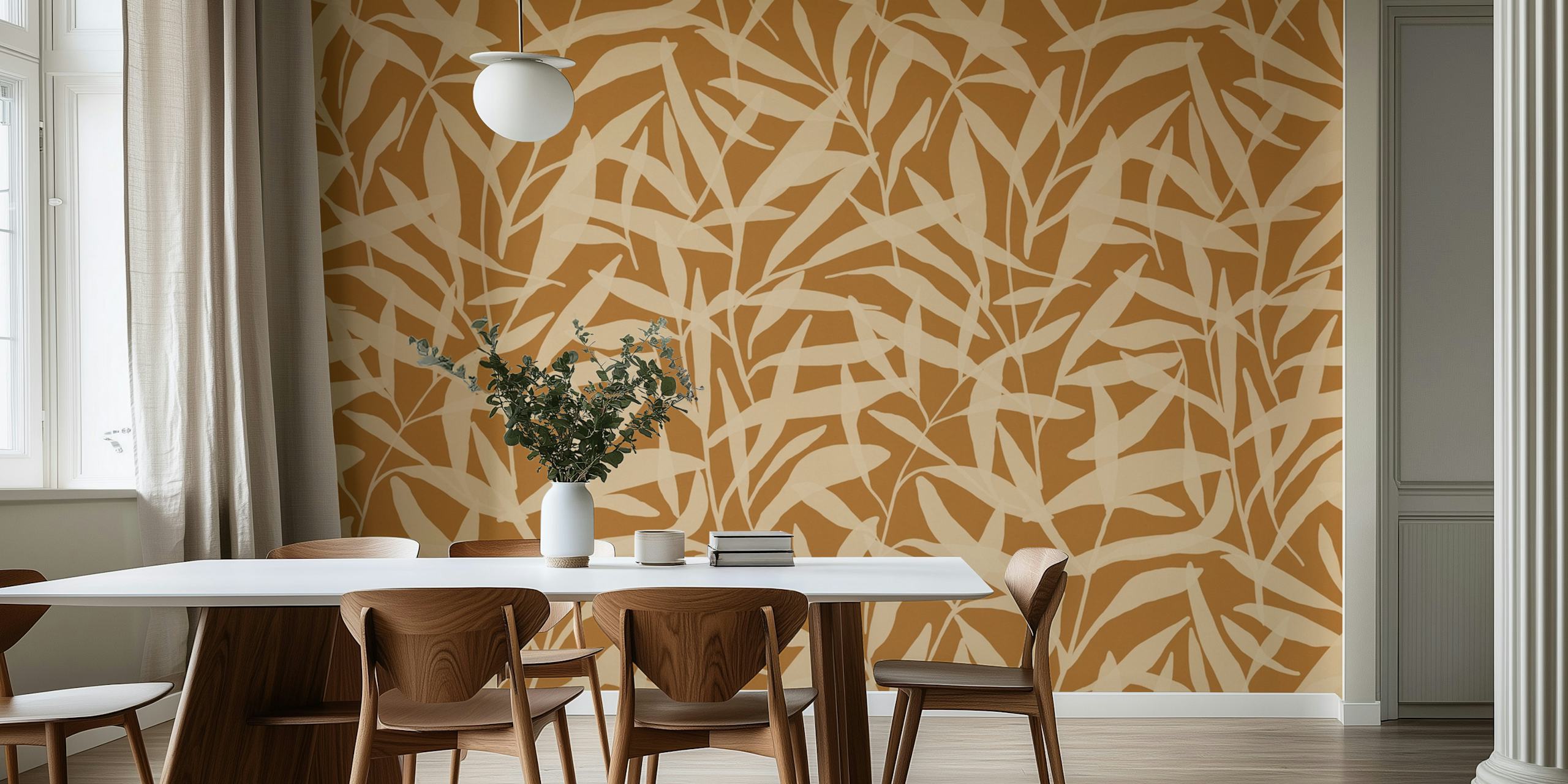 Yellow ja beige orgaaniset muodot suunnittelu