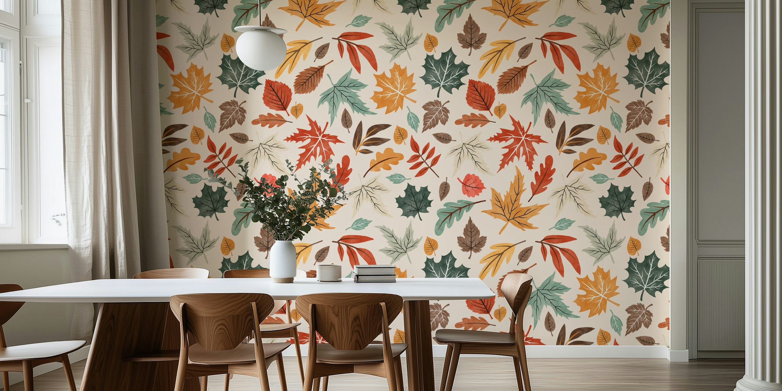 Autumn leaves fall II w ustawieniu pokoju