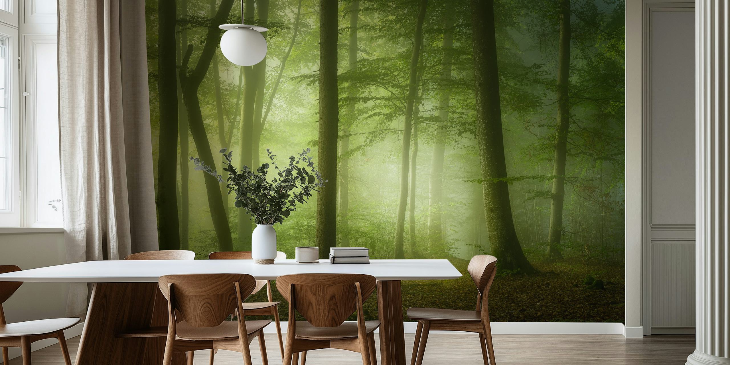 Mysterious Spring Morning tapetti huoneessa