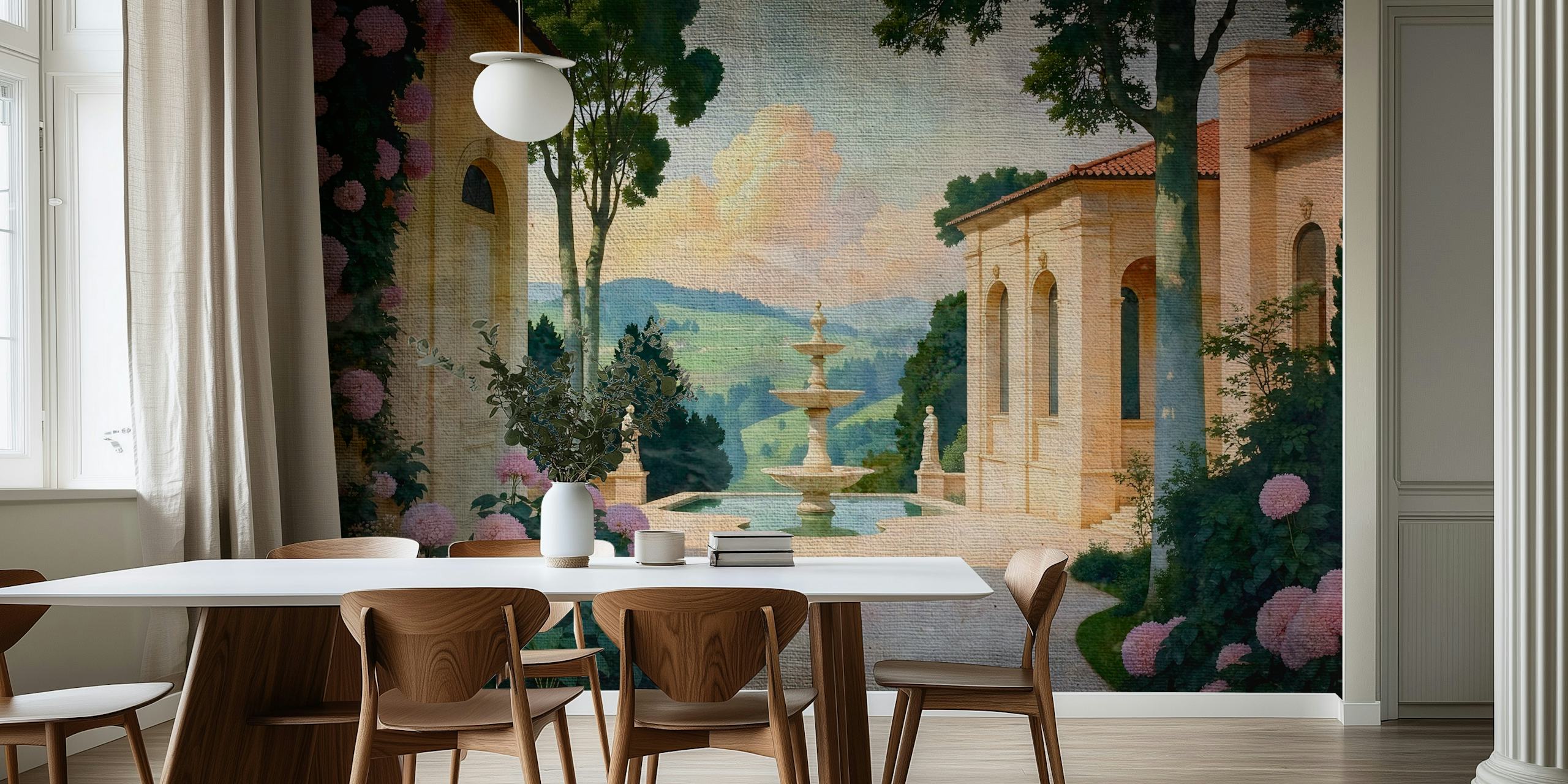 Tapeta Garden of Tranquility v pokoji