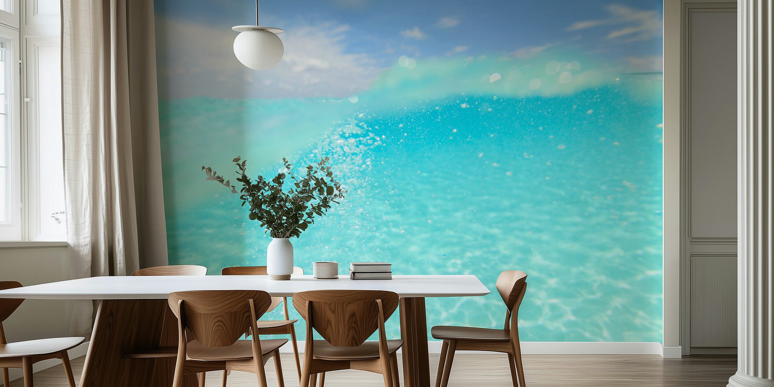 Caribbean Sea tapet i en rumindstilling