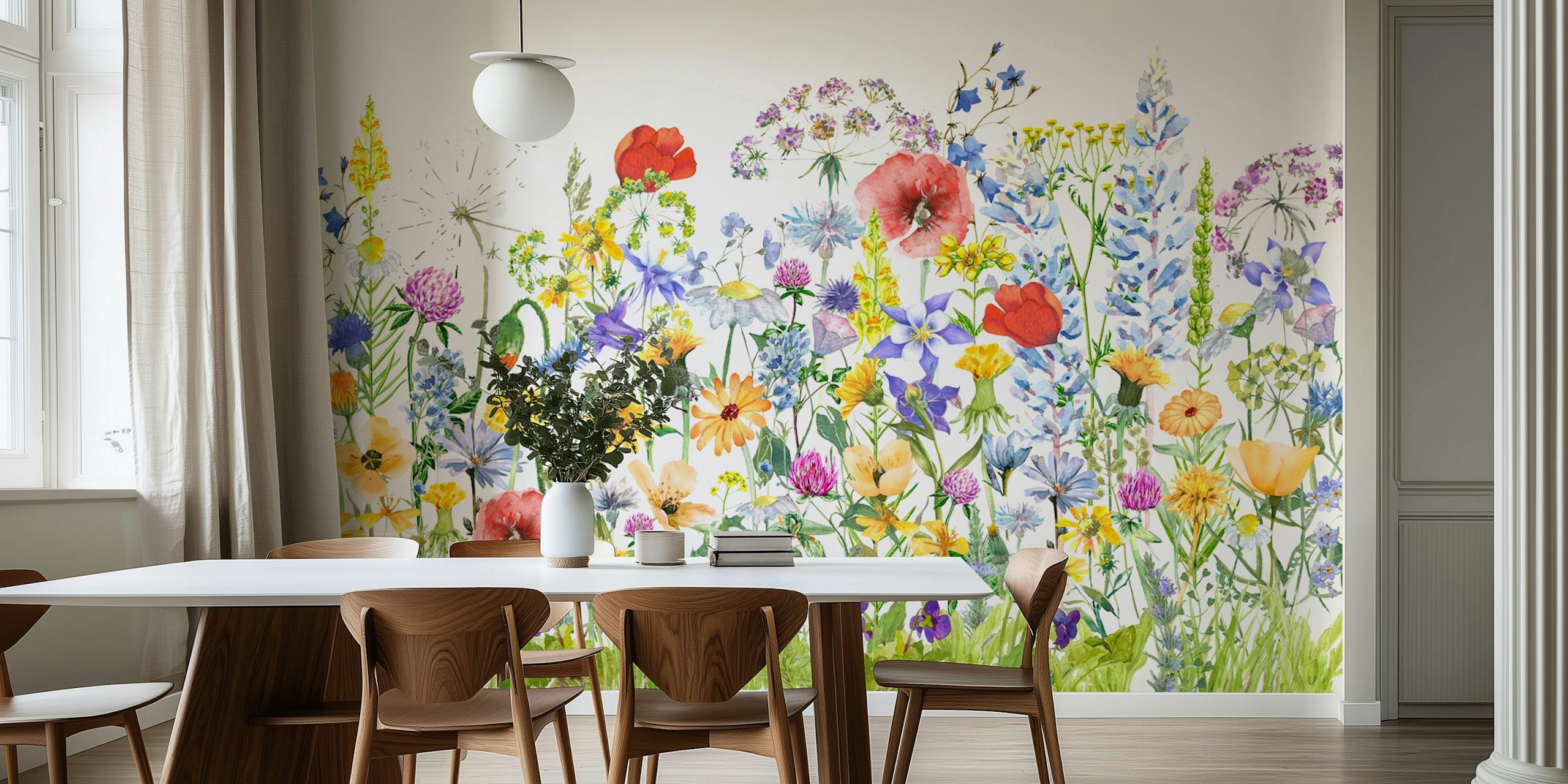 Colorful Midsummer Meadow 2 φλοράλ ταπετσαρία