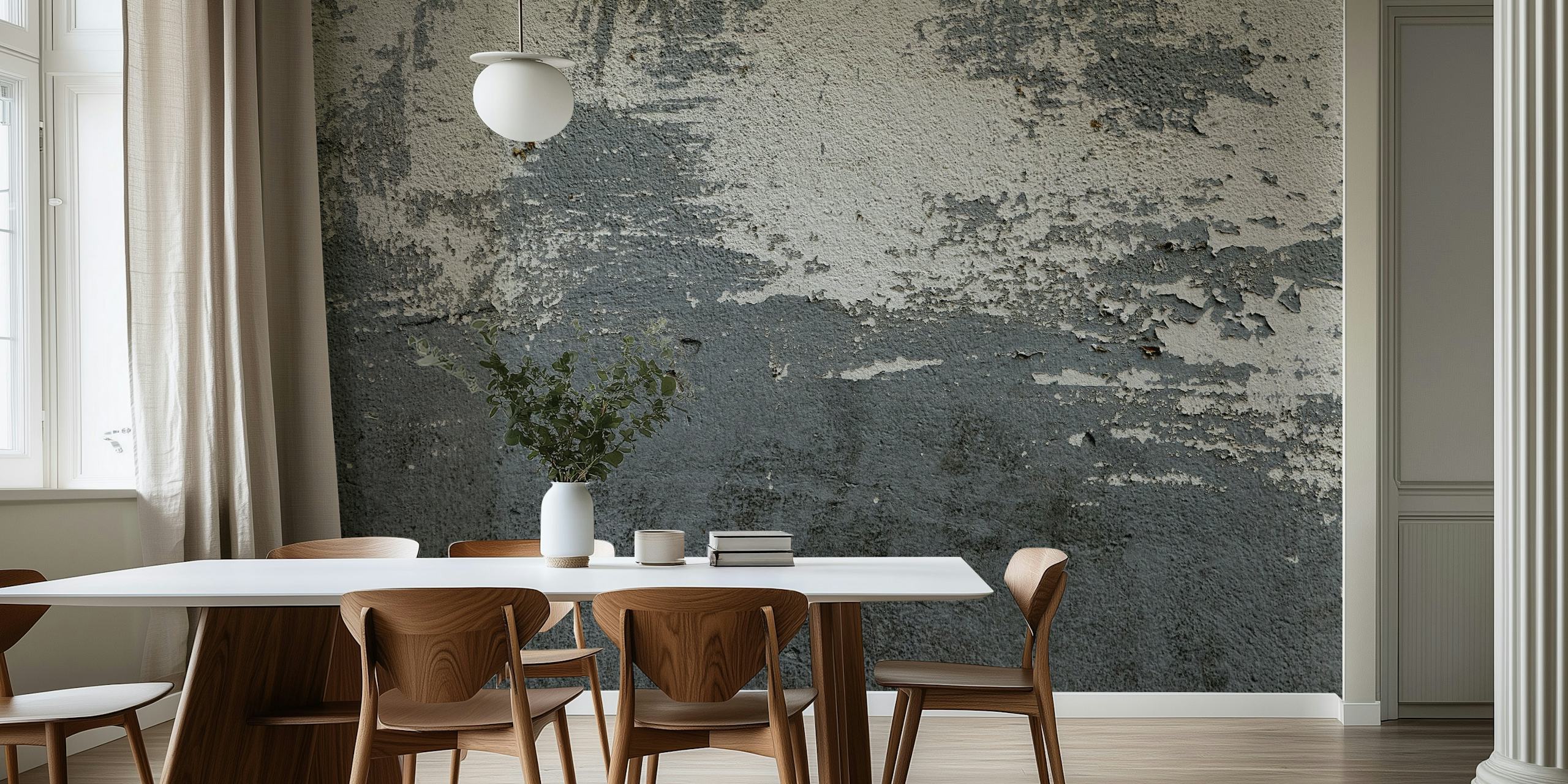 μαύρο γκράντζ ταπετσαρία σε ένα δωμάτιο