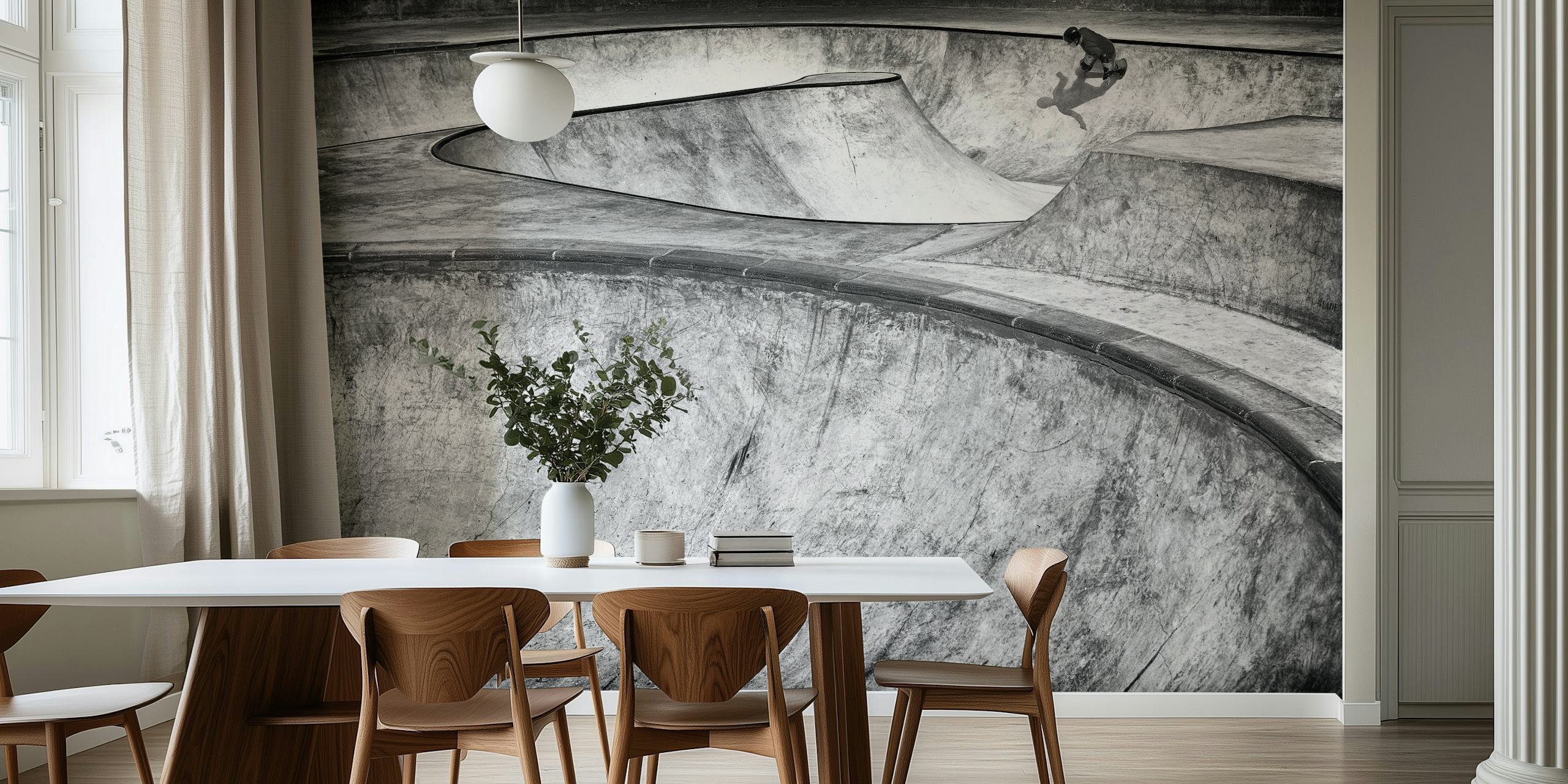 Tapeta Concrete slider v moderním prostředí