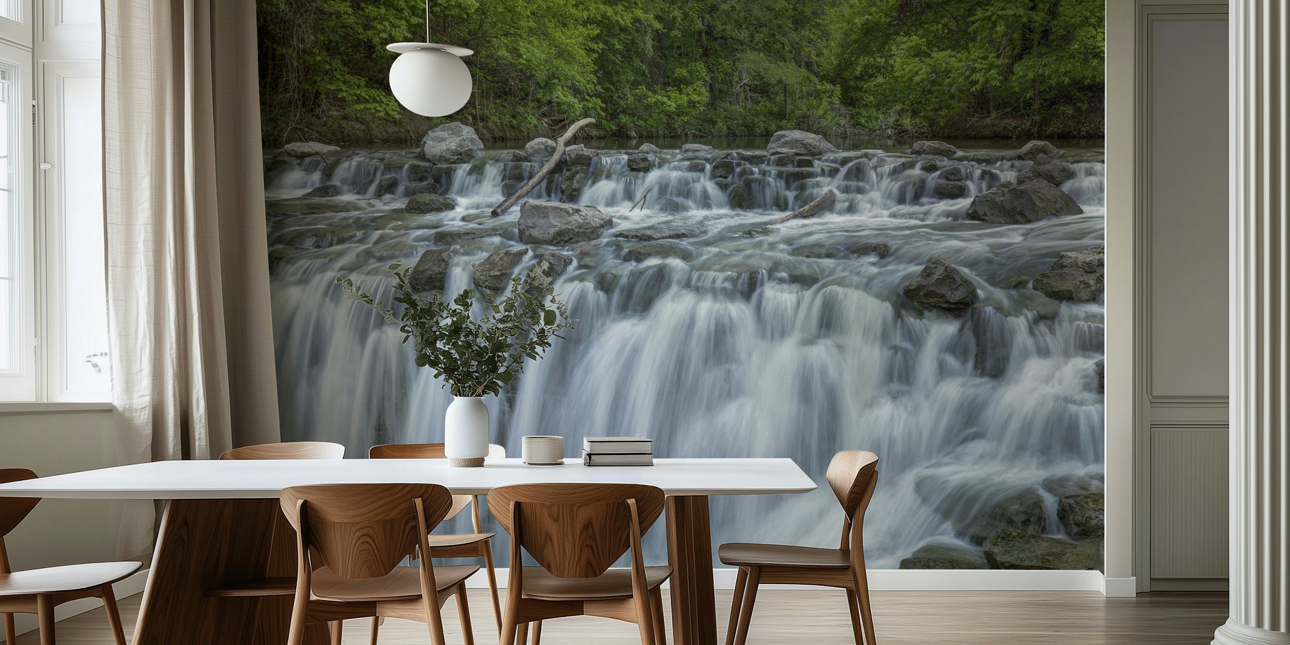 Cascades wallpaper featuring flowing water
