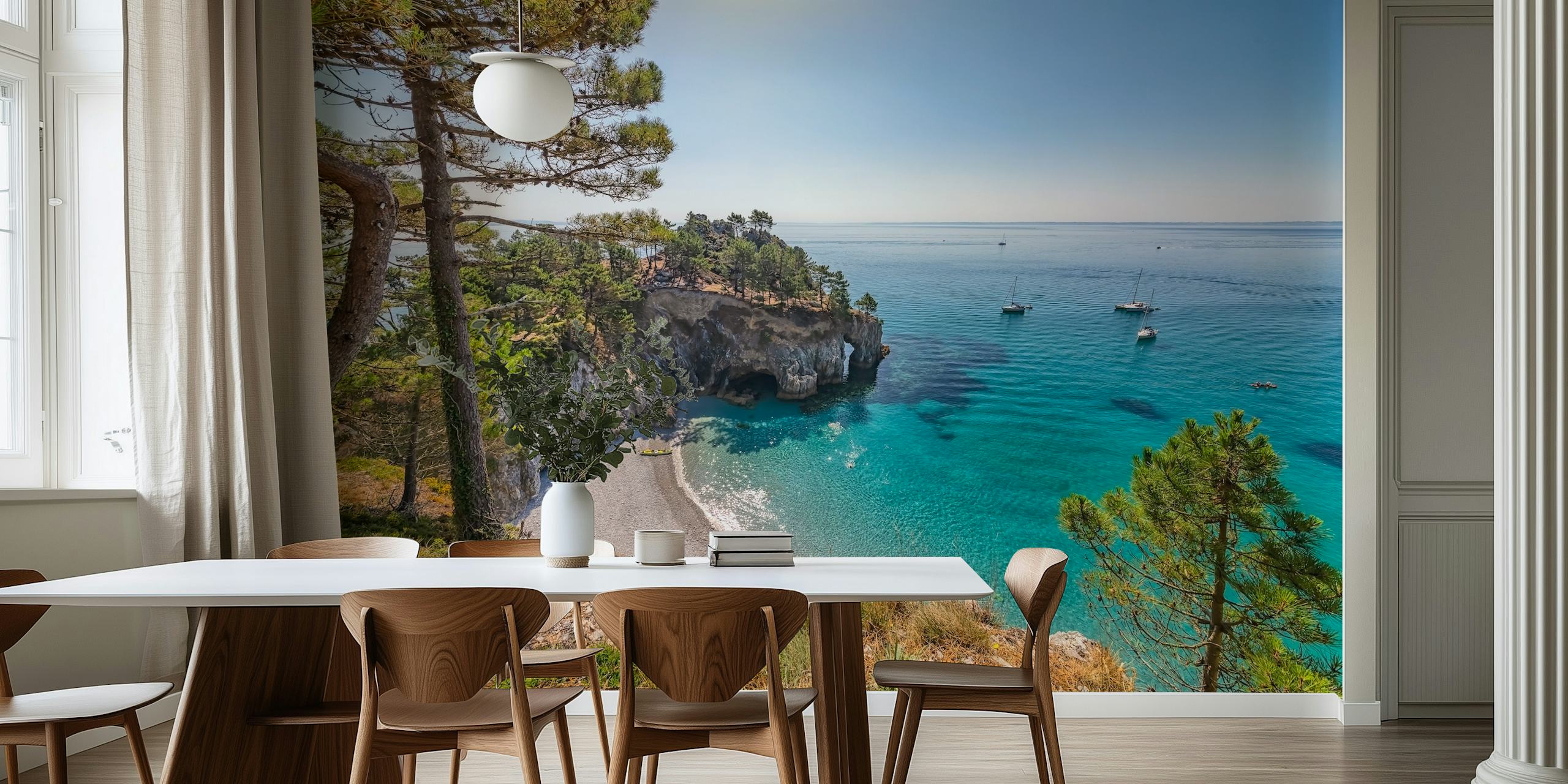 Tapeta Virgin Island u lijepo uređenoj sobi