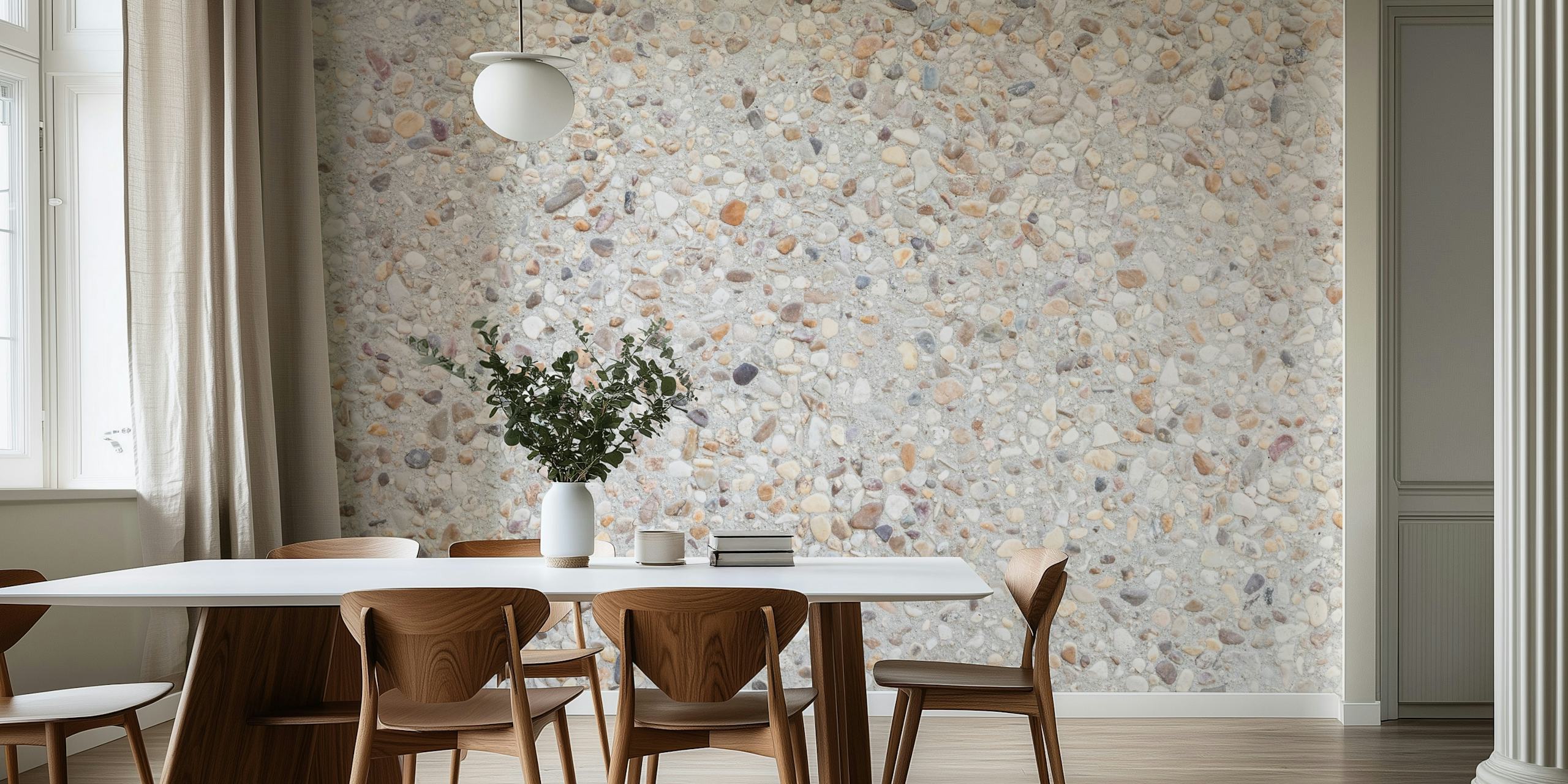 Texture 45 wallpaper in a stylish room