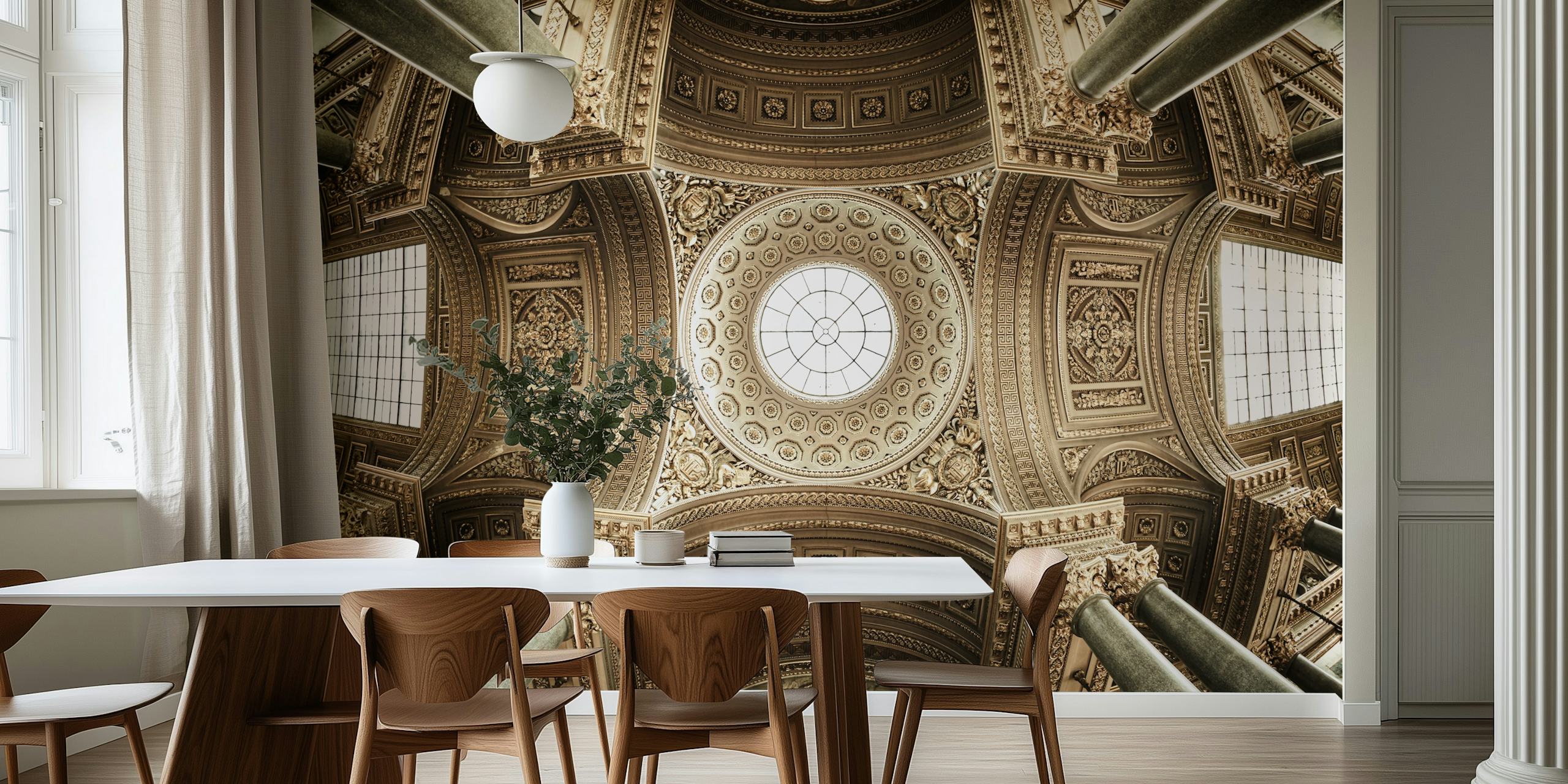 Versailles III palace interior ceiling wall mural