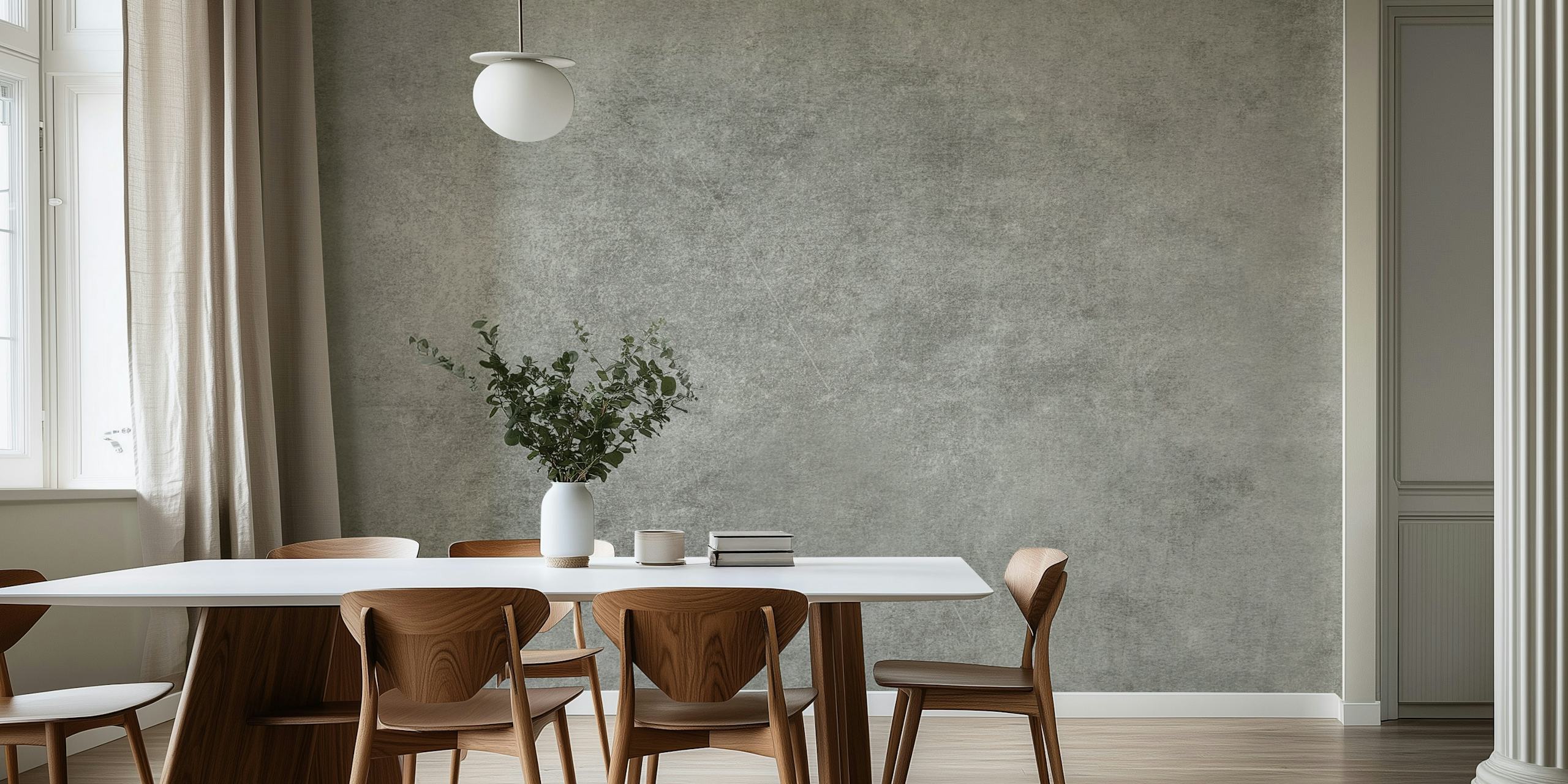 Grey textured concrete wallpaper