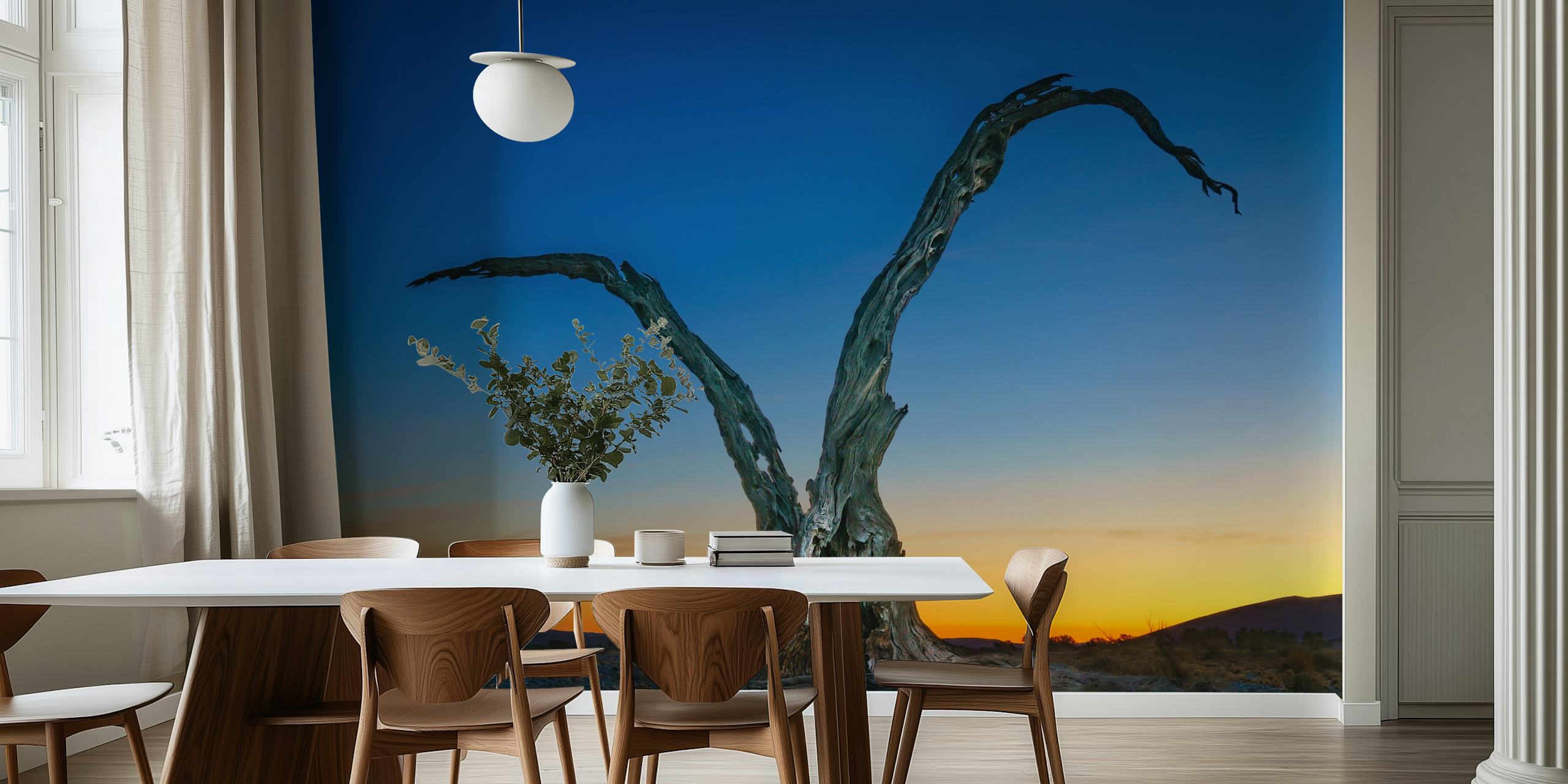Under African Skies wallpaper in a room