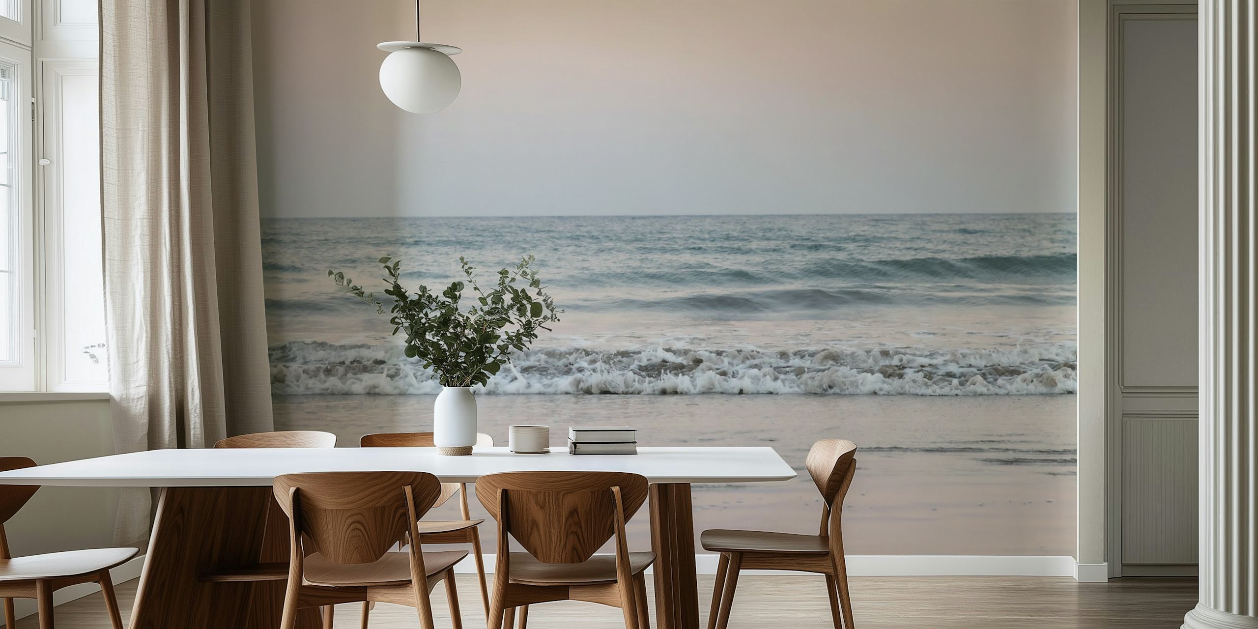 Ταπετσαρία Pastel Atlantic Ocean Sunset σε ένα δωμάτιο